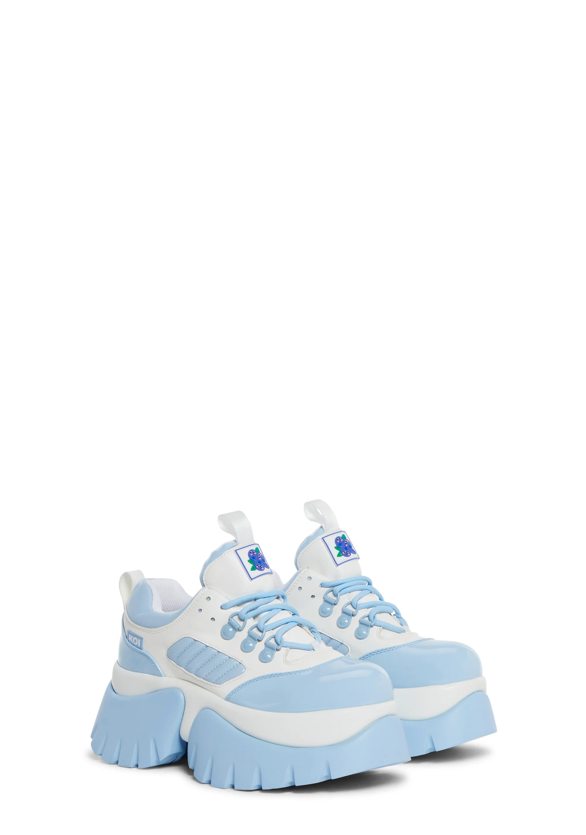 Blueberry Smoothie Platform Sneakers - Image 3
