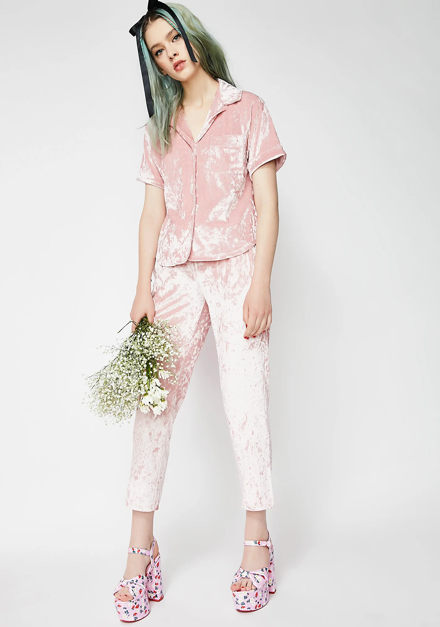 Blush Crushin' Hard PJ Set - Image 4