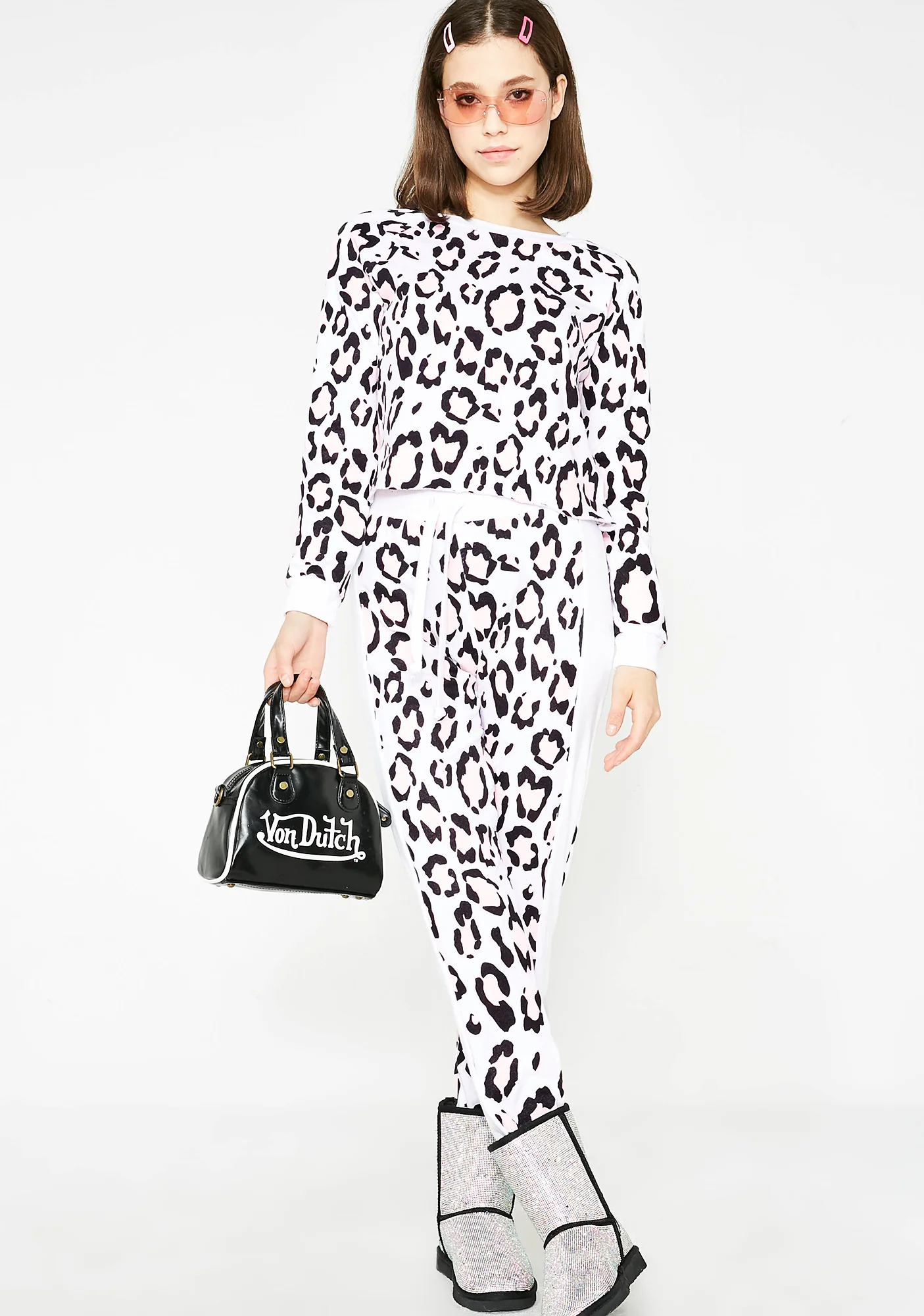 Blush Leopard Sport Jack Joggers - Image 2