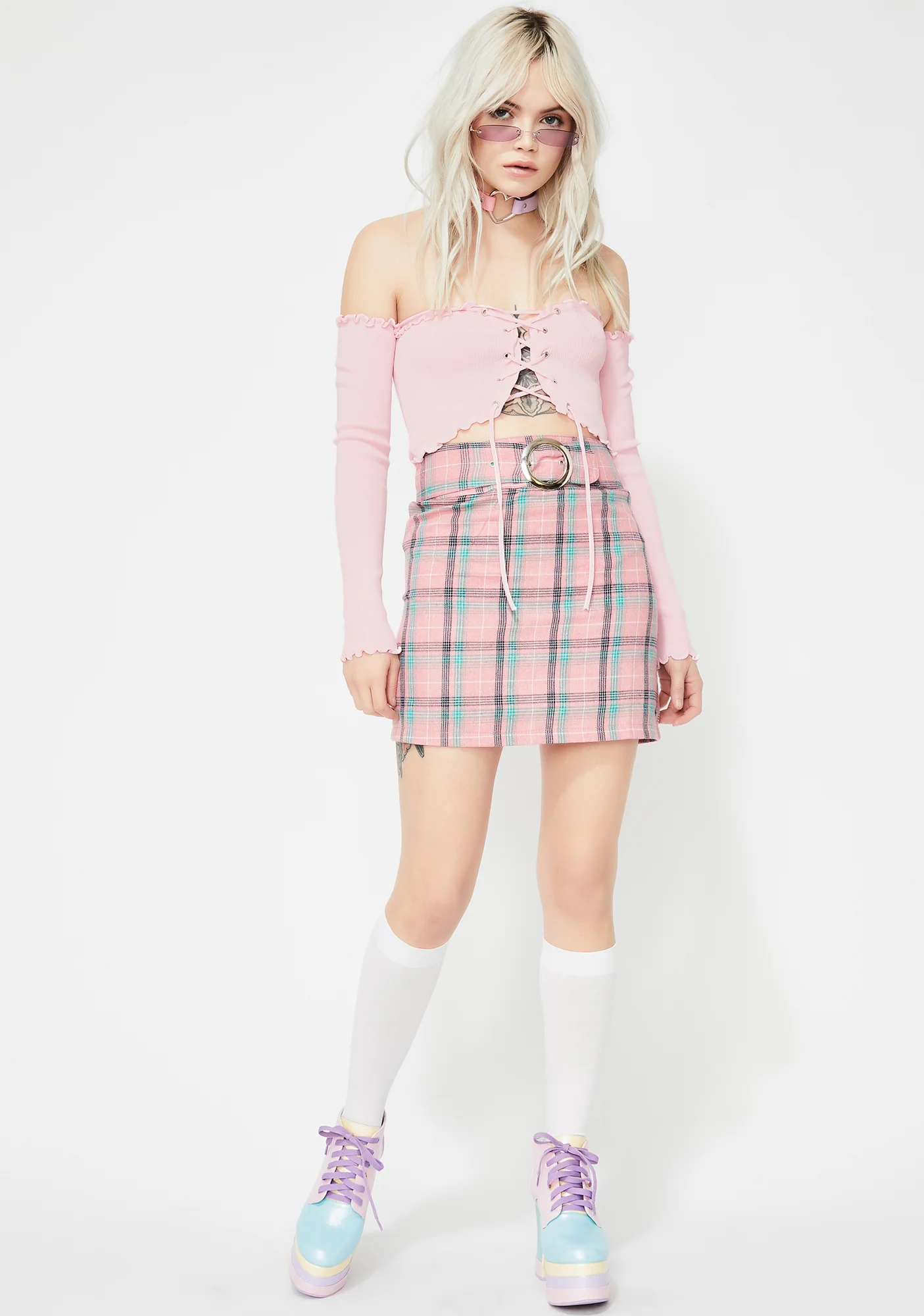 Blush Twice As Nice Crop Top - Image 3