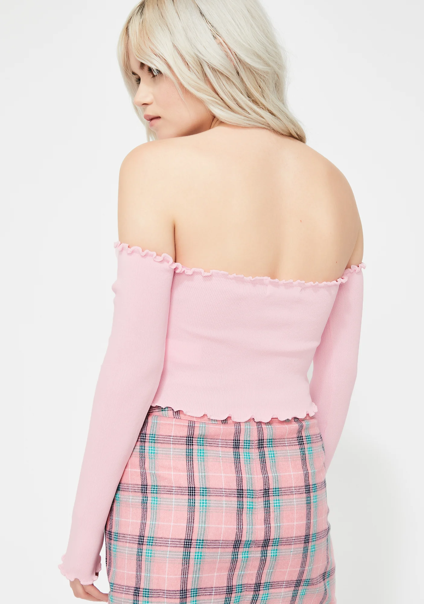 Blush Twice As Nice Crop Top - Image 4