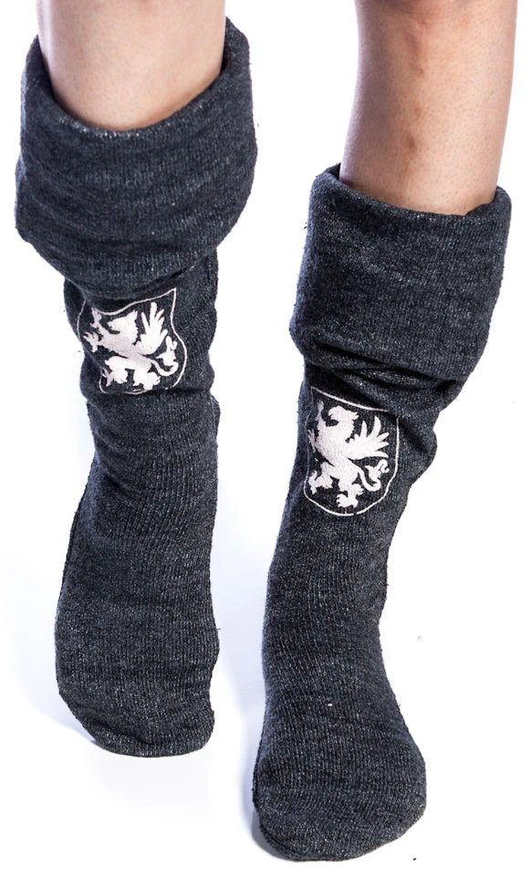 Boarding School Fox Sox - Black - Image 5
