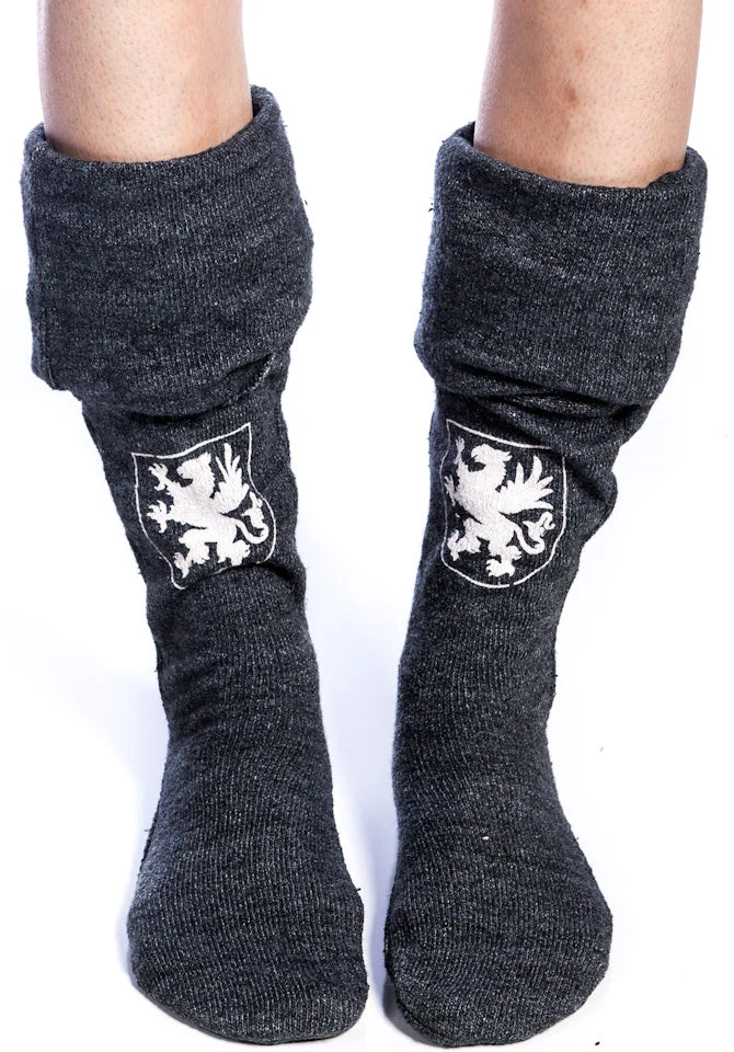 Boarding School Fox Sox - Black - Image 6