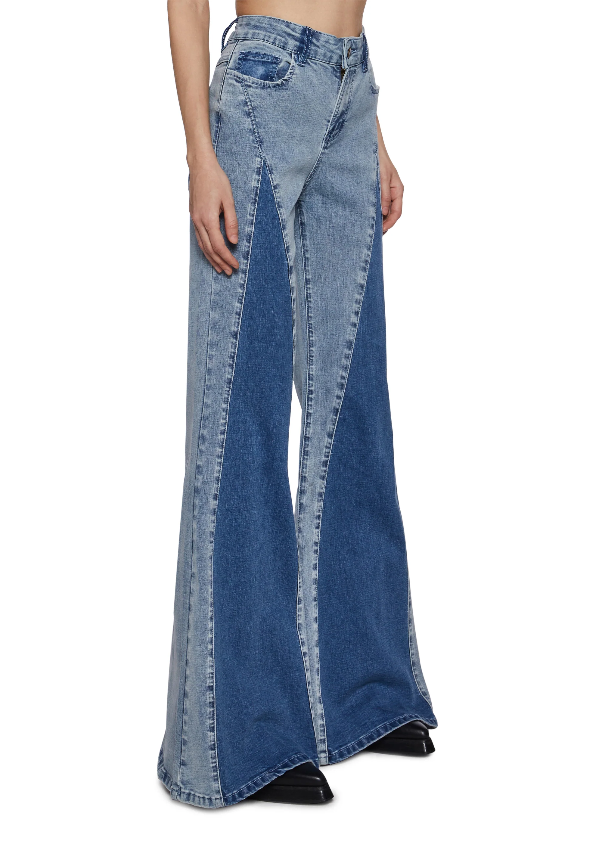 Bohemian Blues Wide Leg Jeans - Image 3