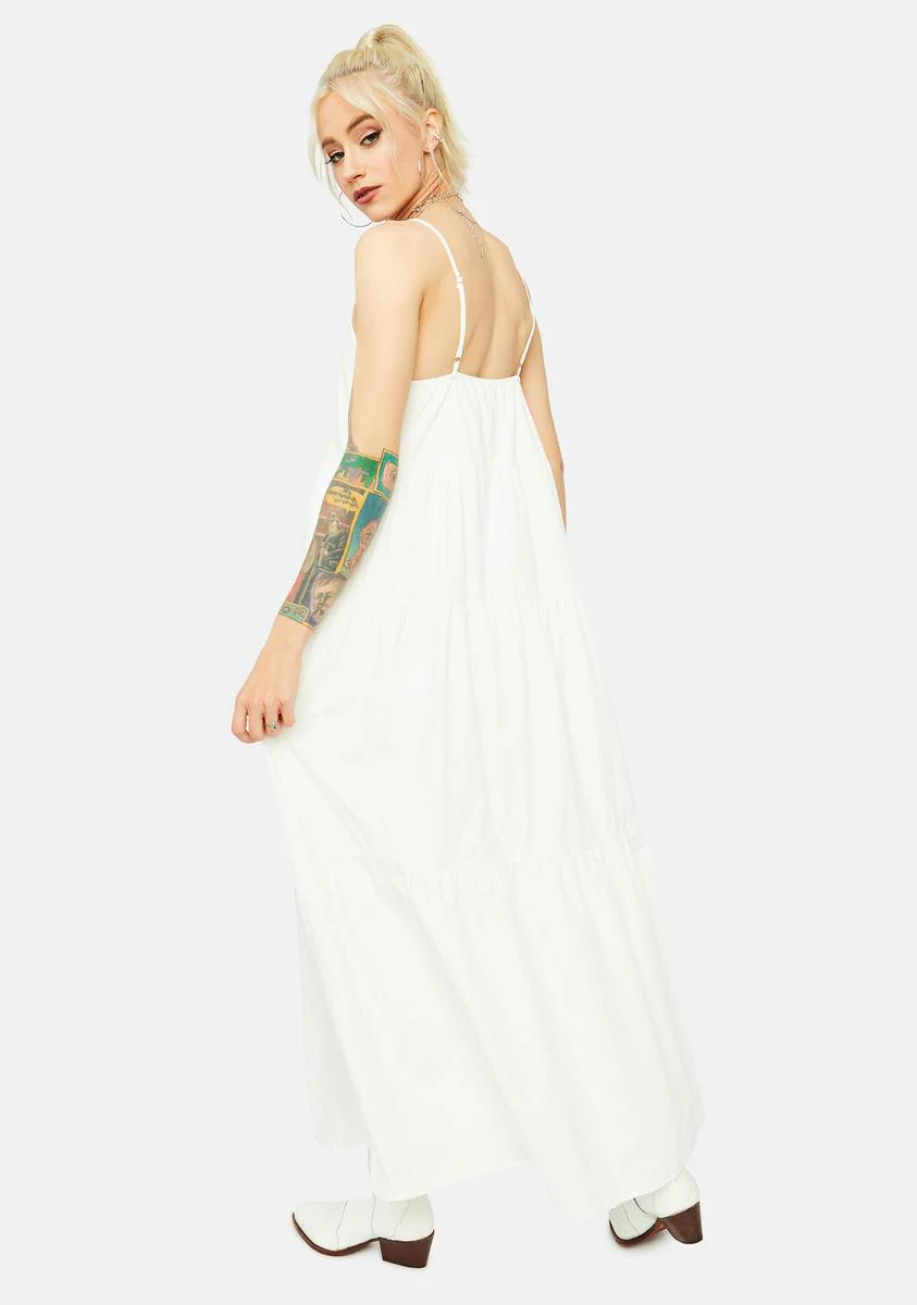 Boho Daze Tiered Maxi Dress - Image 4