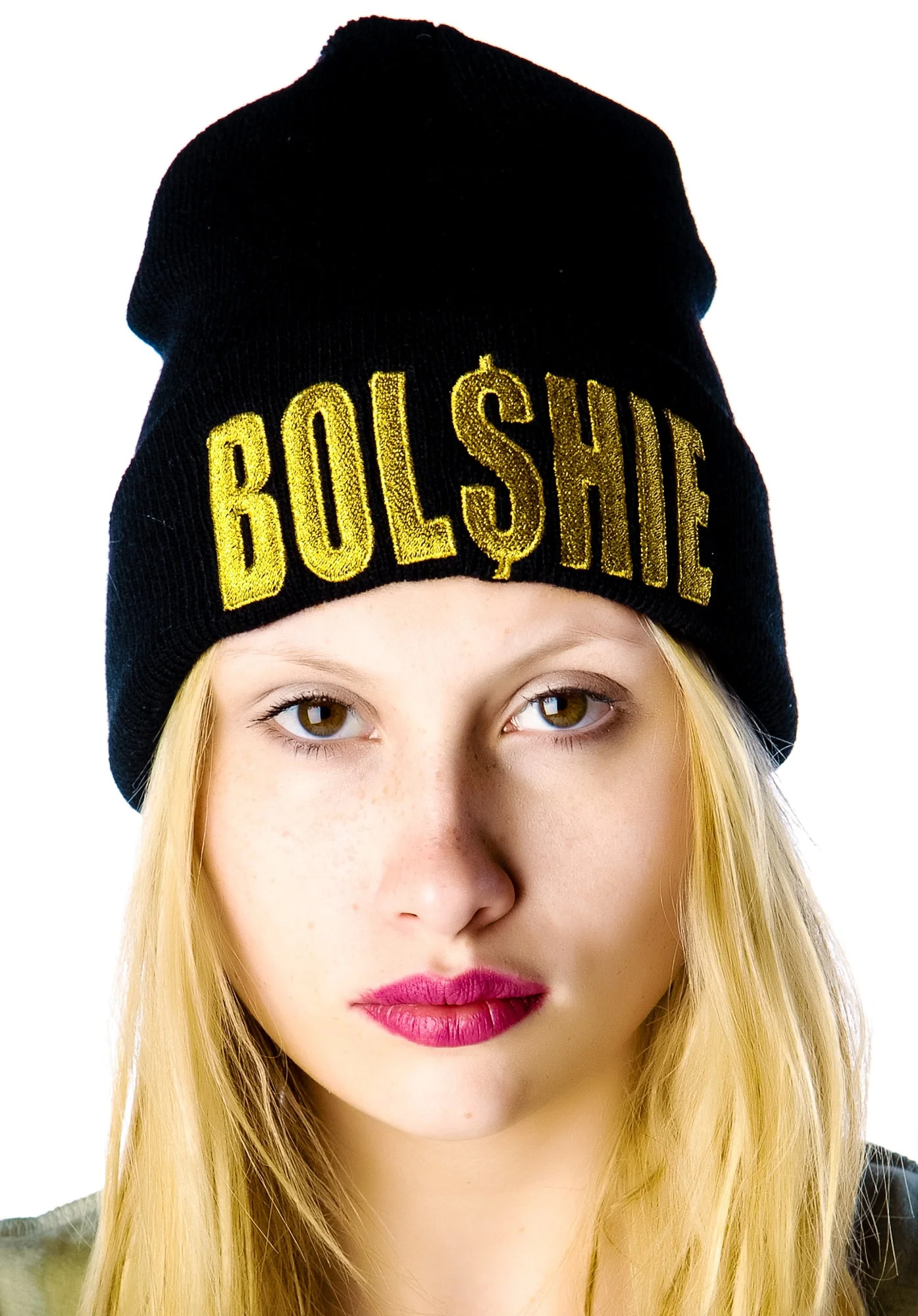 Bol$hie Logo Beanie - Black - Image 10