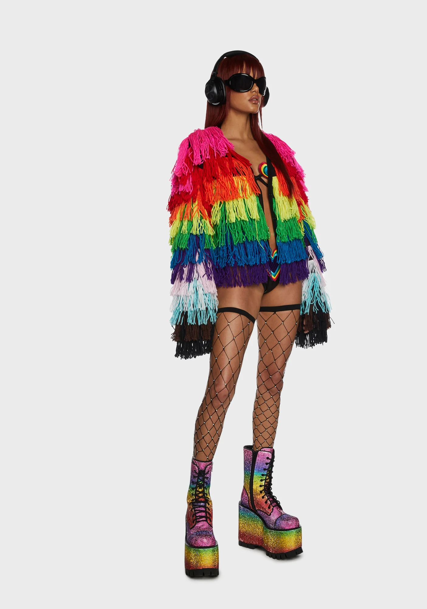 Bold N' Beautiful Fringe Cardigan - Image 5