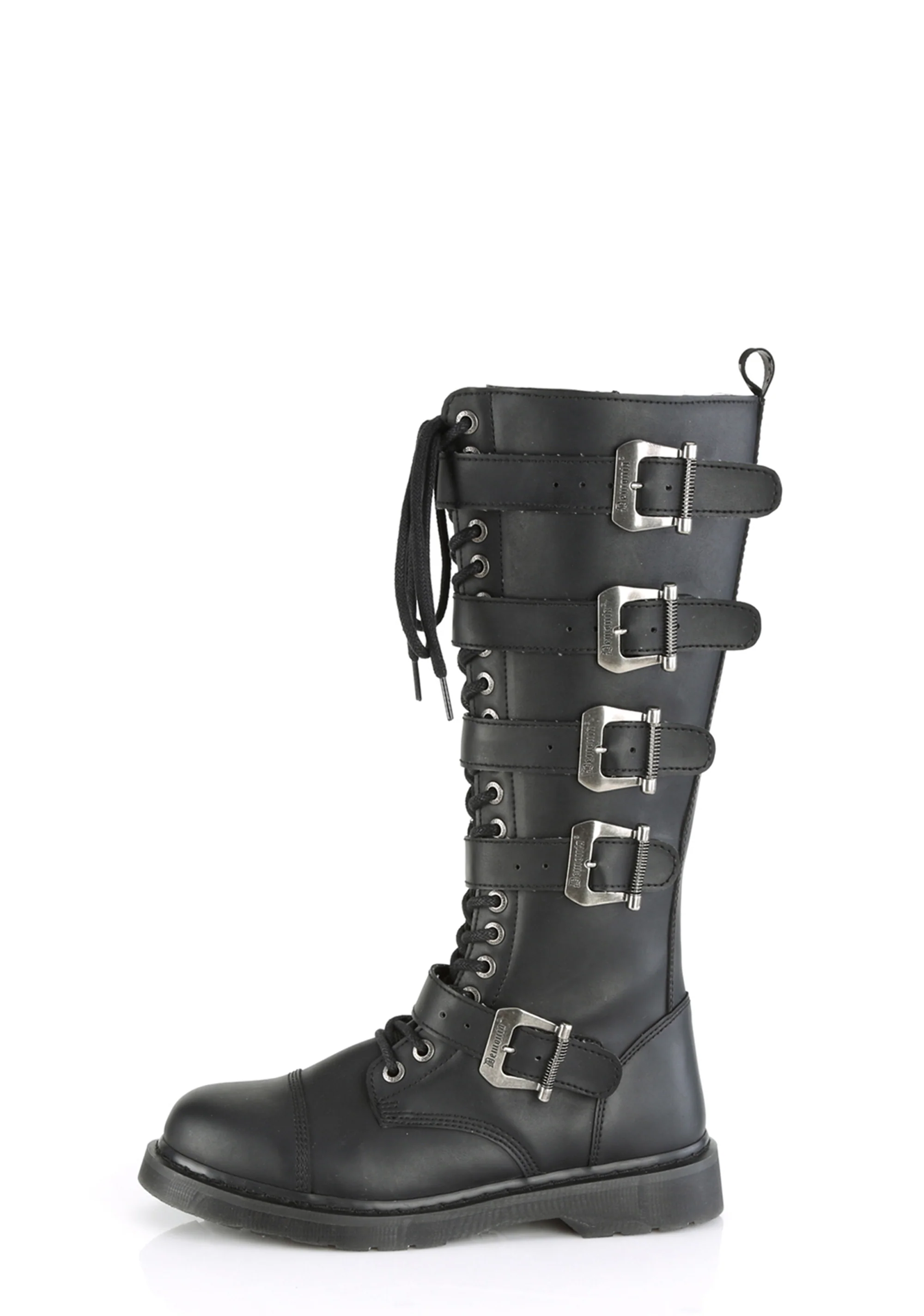 Bolt-425 Buckle Knee High Combat Boots - Image 2