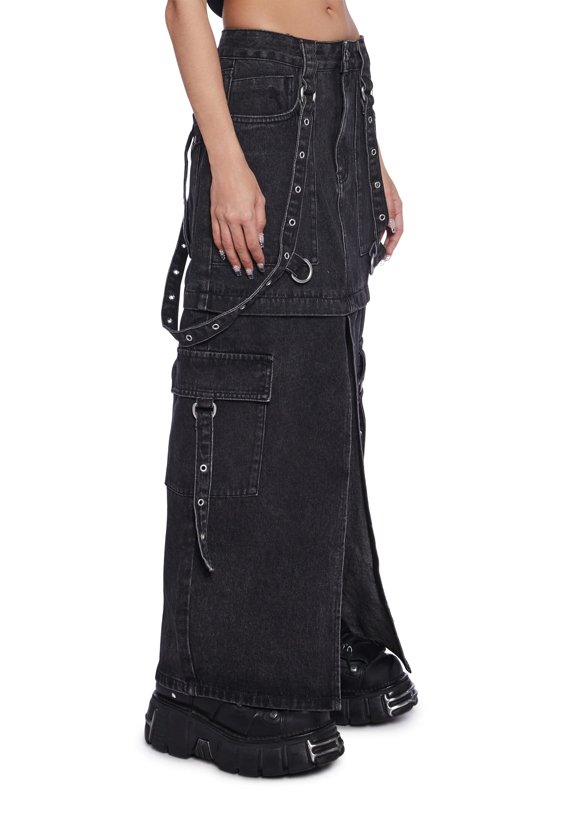 Bondage Midi Skirt - Image 3