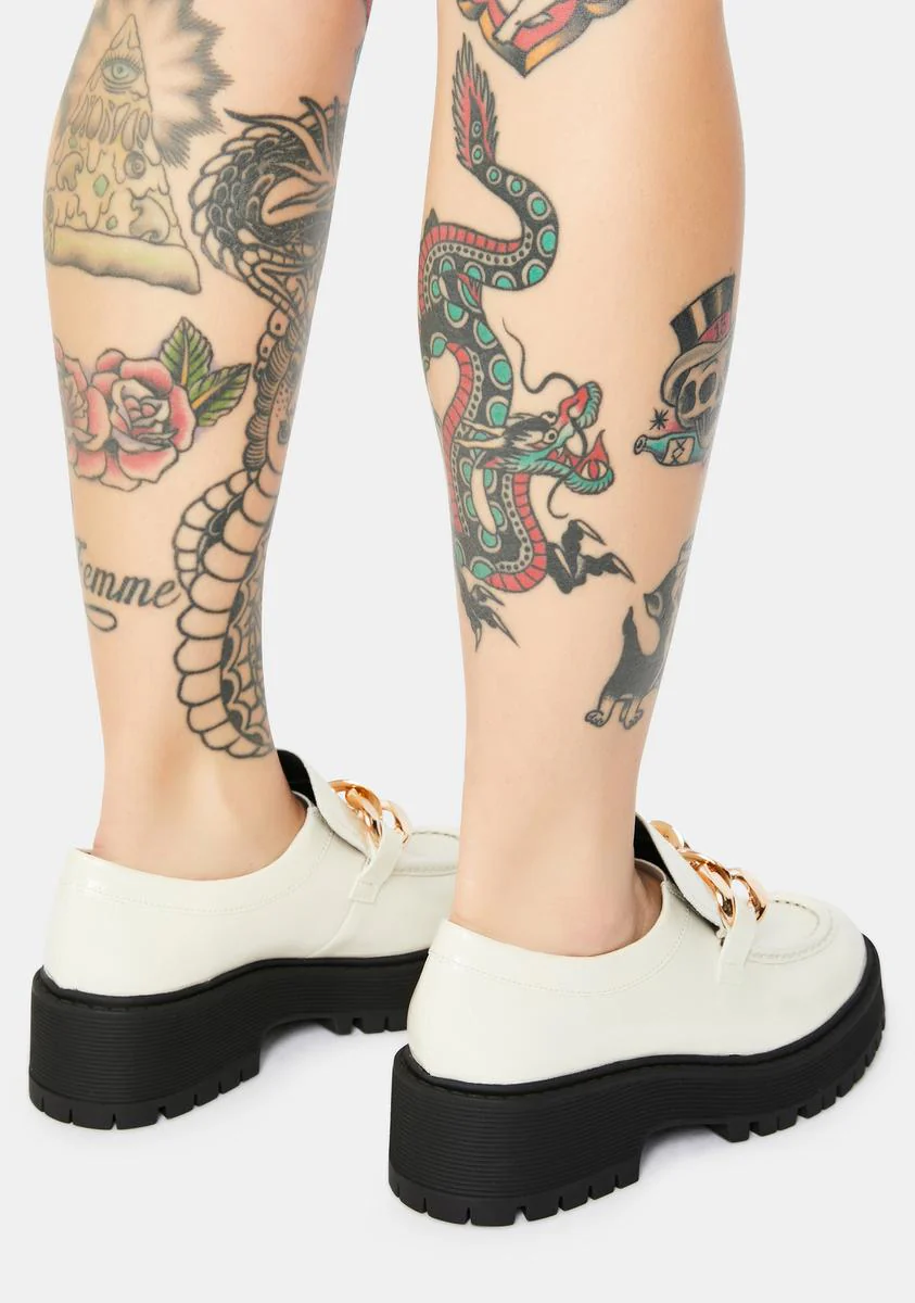 Bone Chain Malvern Loafers - Image 4