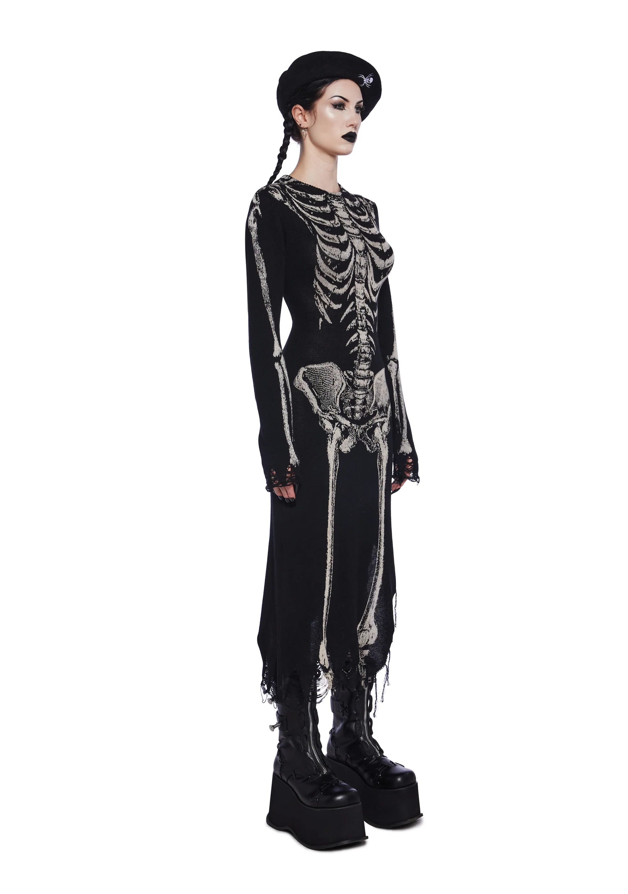 Bone Collector Knit Midi Dress - Image 3