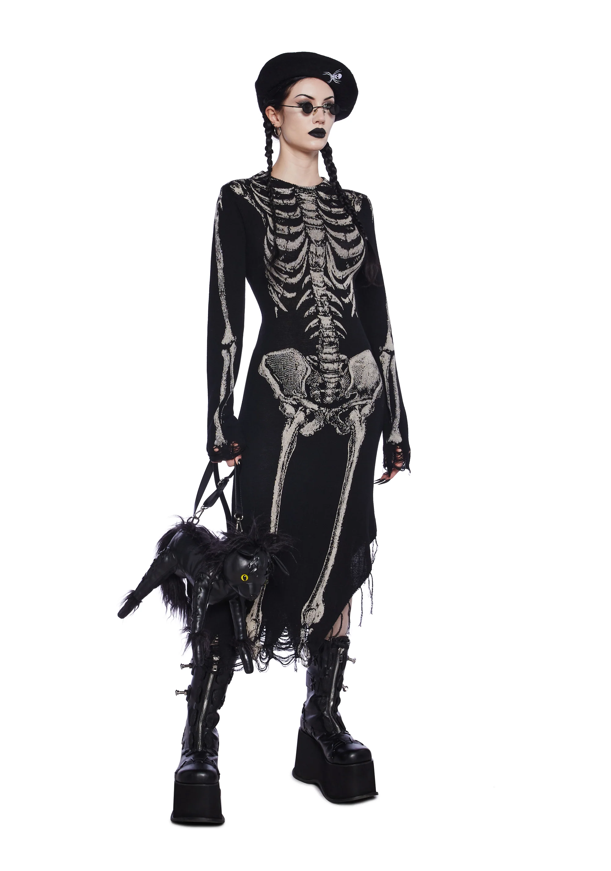 Bone Collector Knit Midi Dress - Image 5