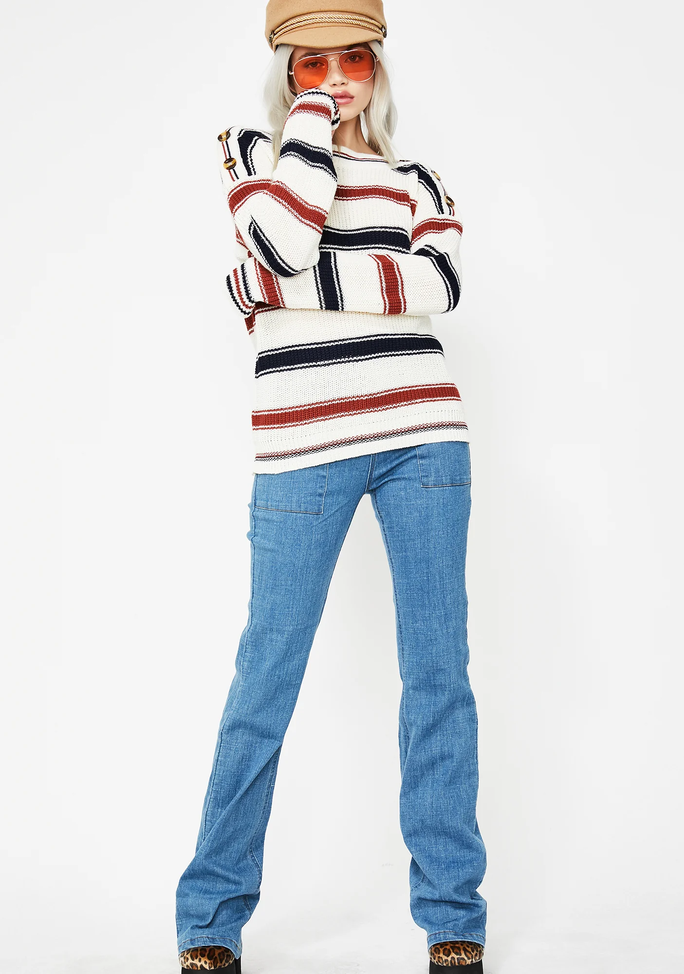 Boo Never Come Down Knit Sweater - Image 3