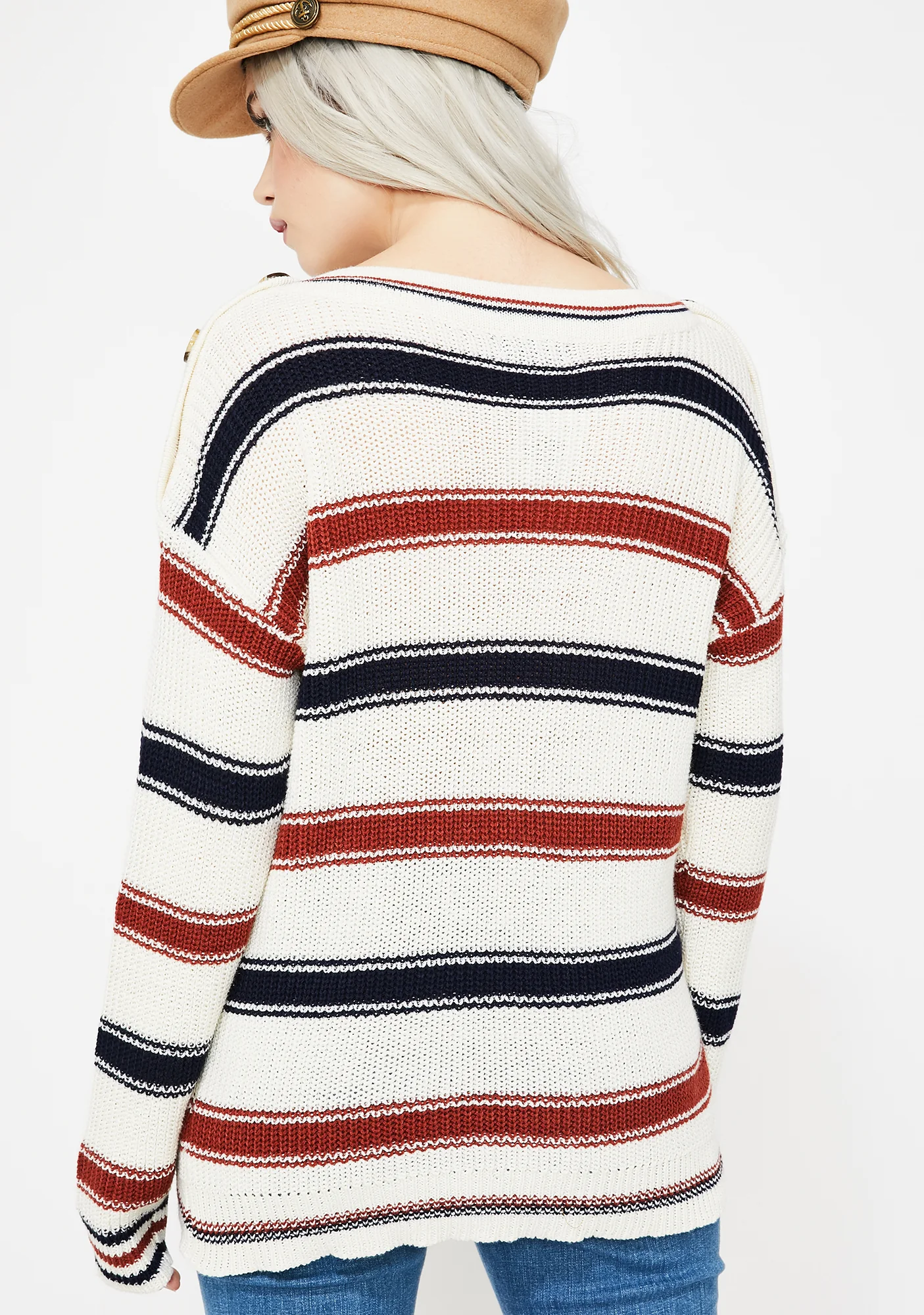 Boo Never Come Down Knit Sweater - Image 4