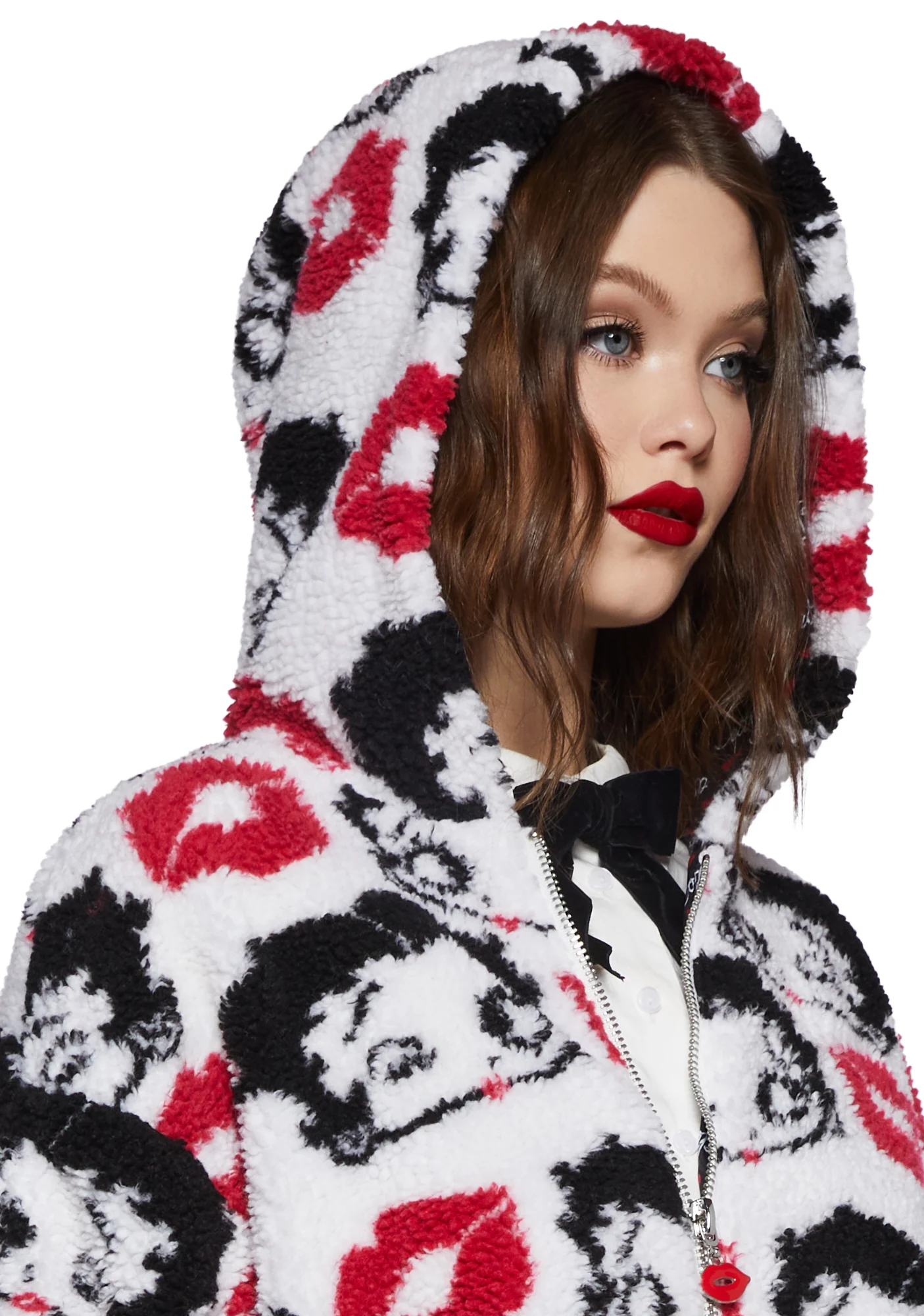 Boop-A-Licious Hooded Sherpa Jacket - Image 6