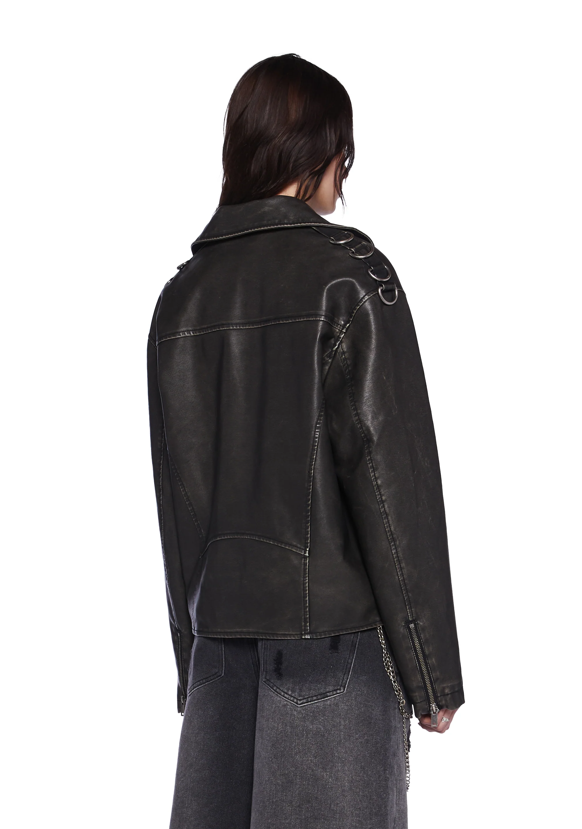 Born To Ride Moto Jacket - Image 6