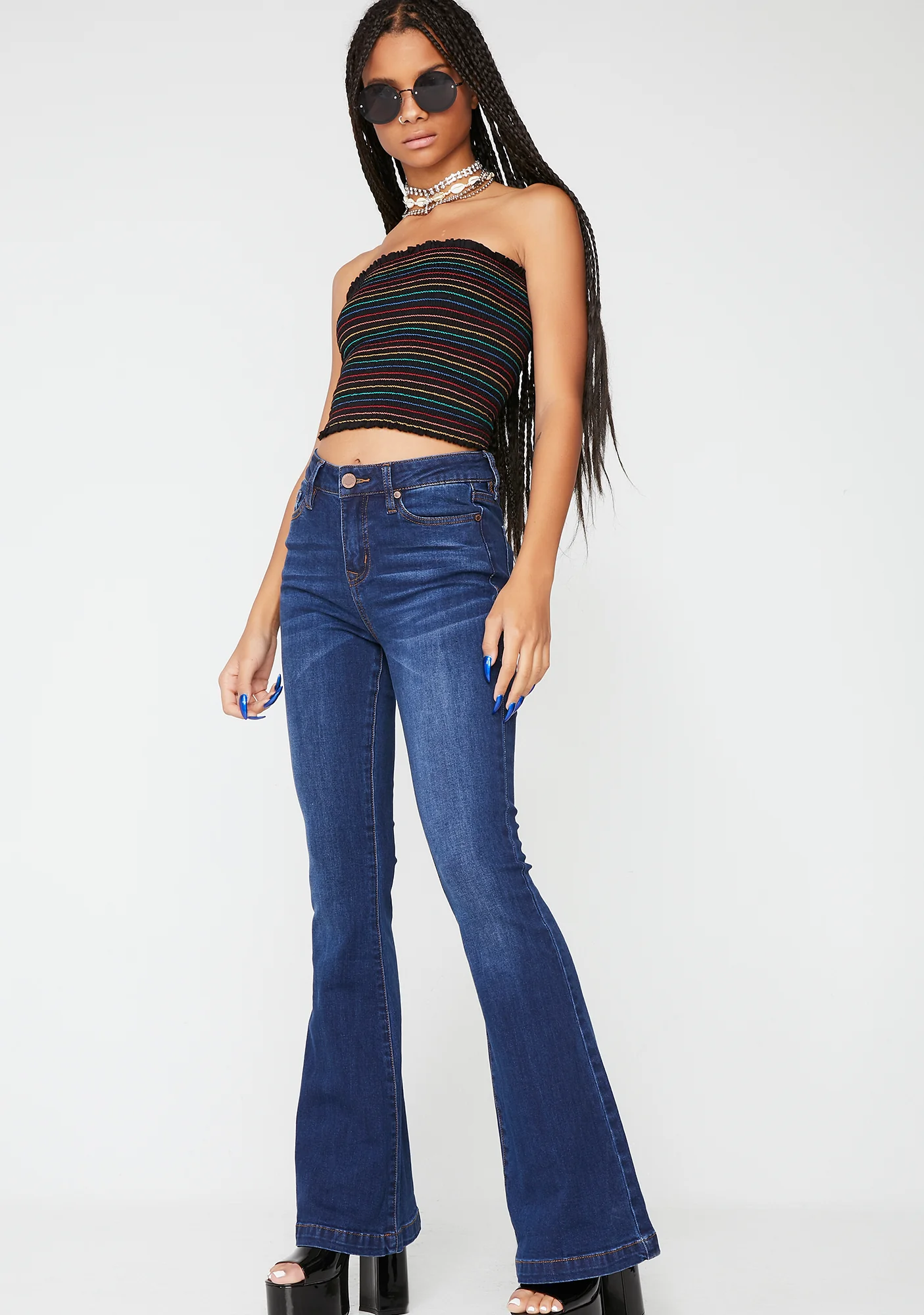 Boss Appeal Denim Flares - Image 3