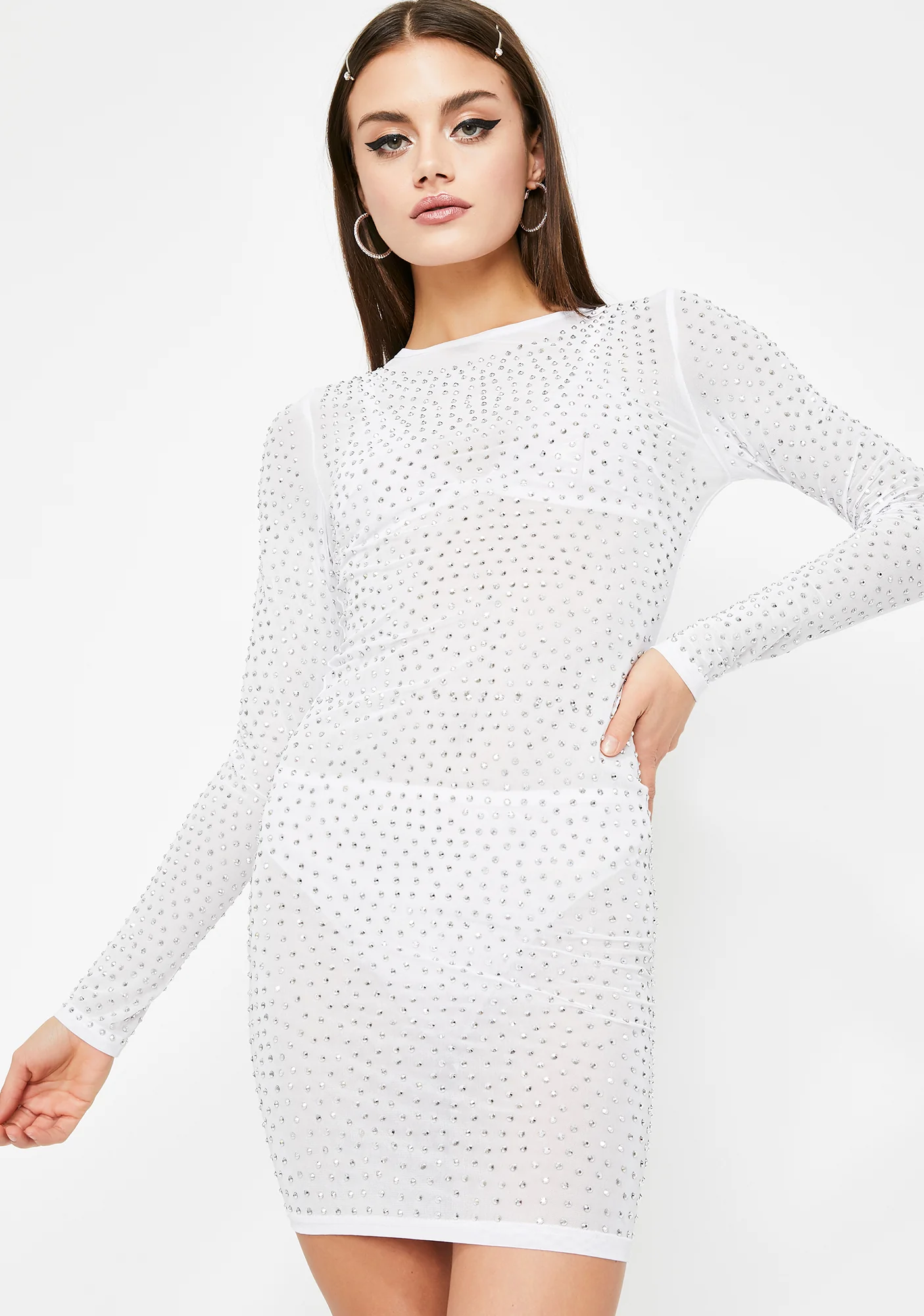 Boss Life Rhinestone Dress - Image 3