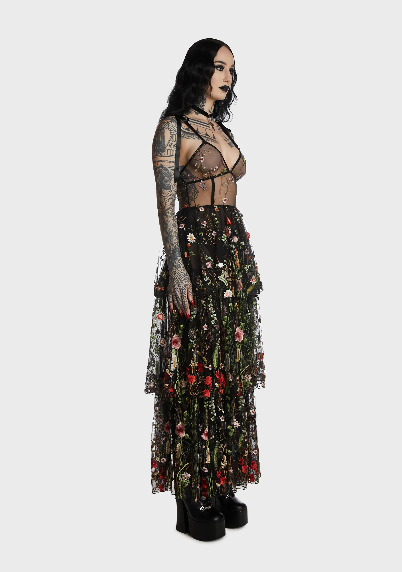 Botanical Muse Maxi Dress - Image 4