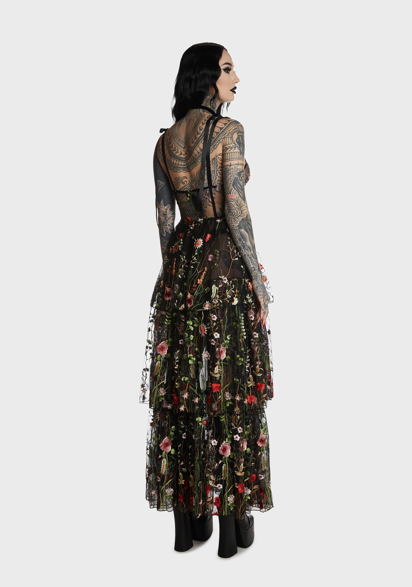 Botanical Muse Maxi Dress - Image 5