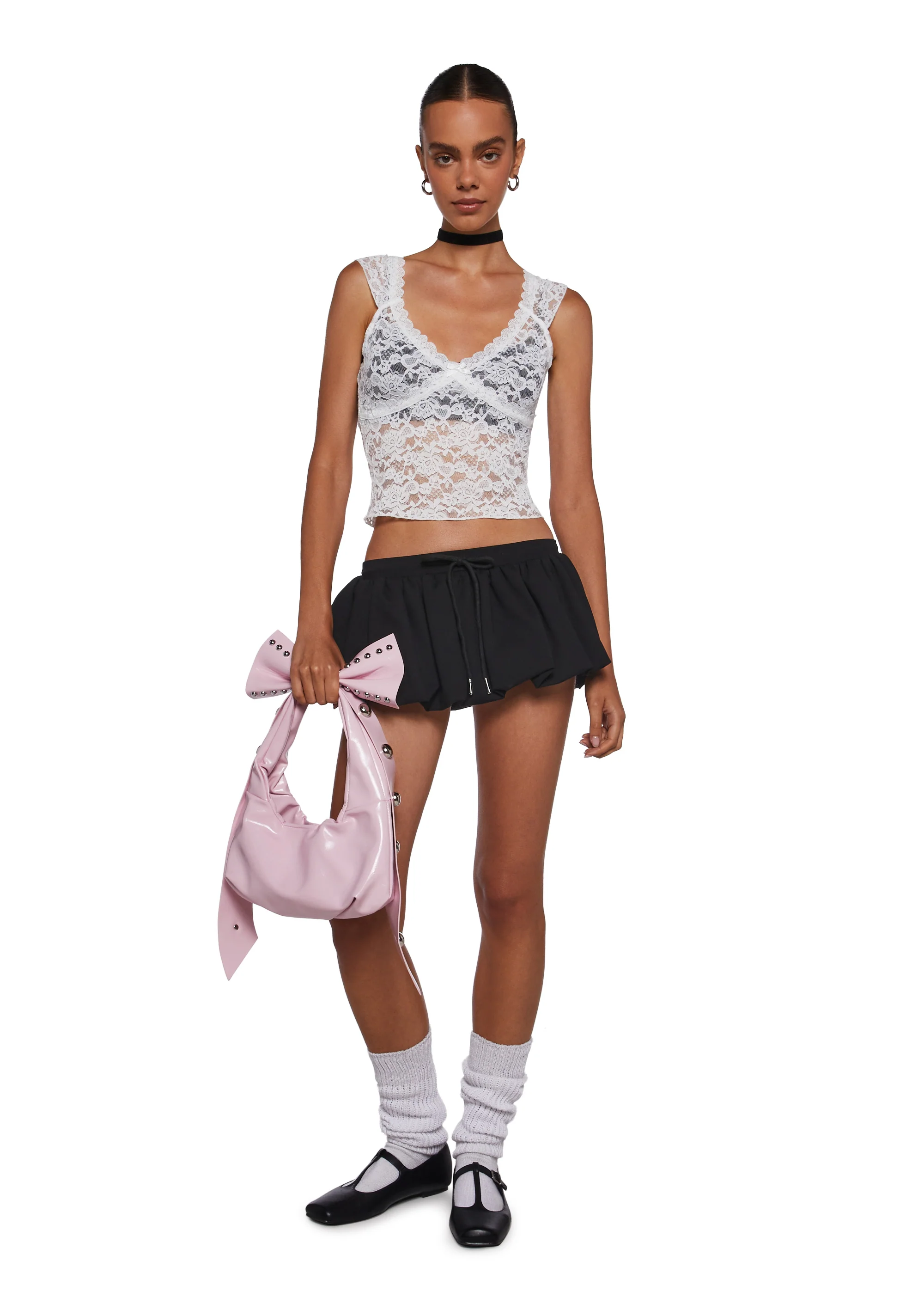 Fashion Clash Bow Shoulder Bag - Image 6