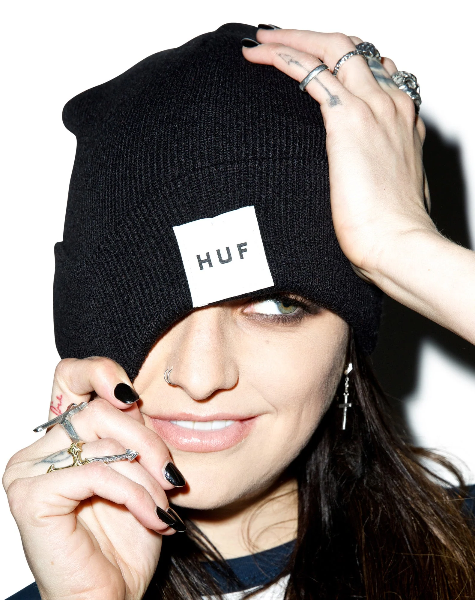 Box Logo Beanie - Gray - Image 4