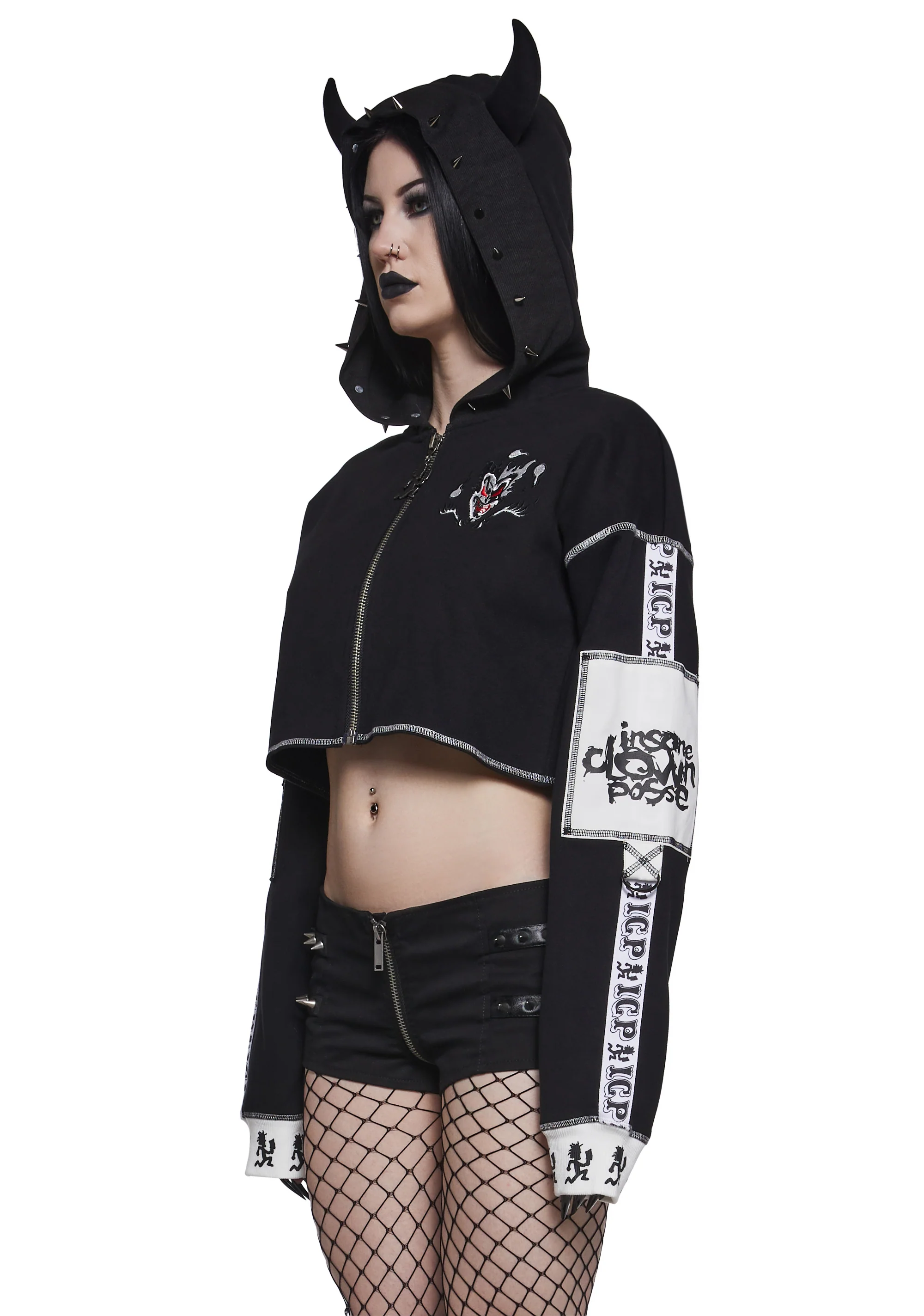 Boogie Woogie Wu Cropped Hoodie - Image 5