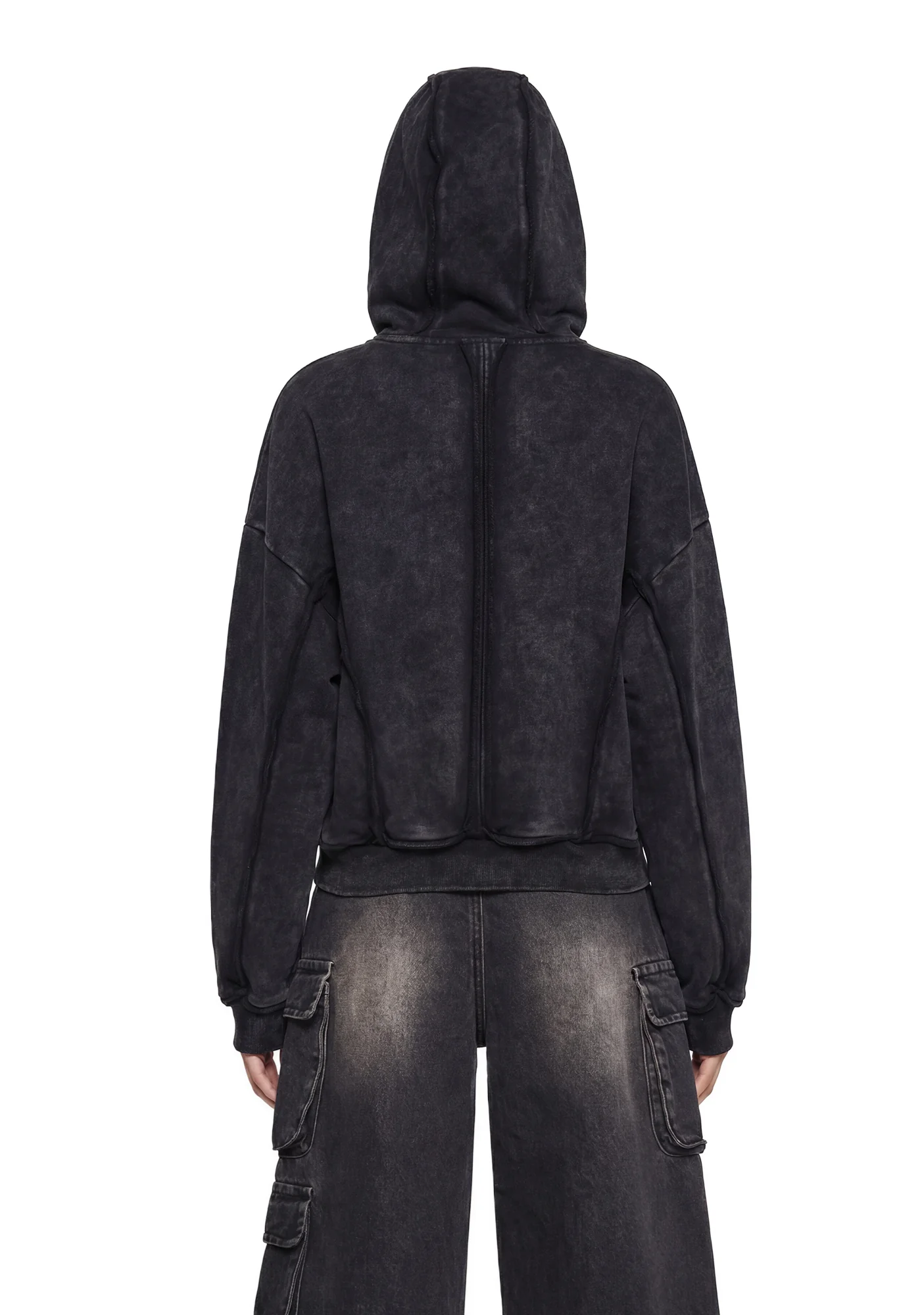 Dimension Boxy Zip Hoodie - Image 4