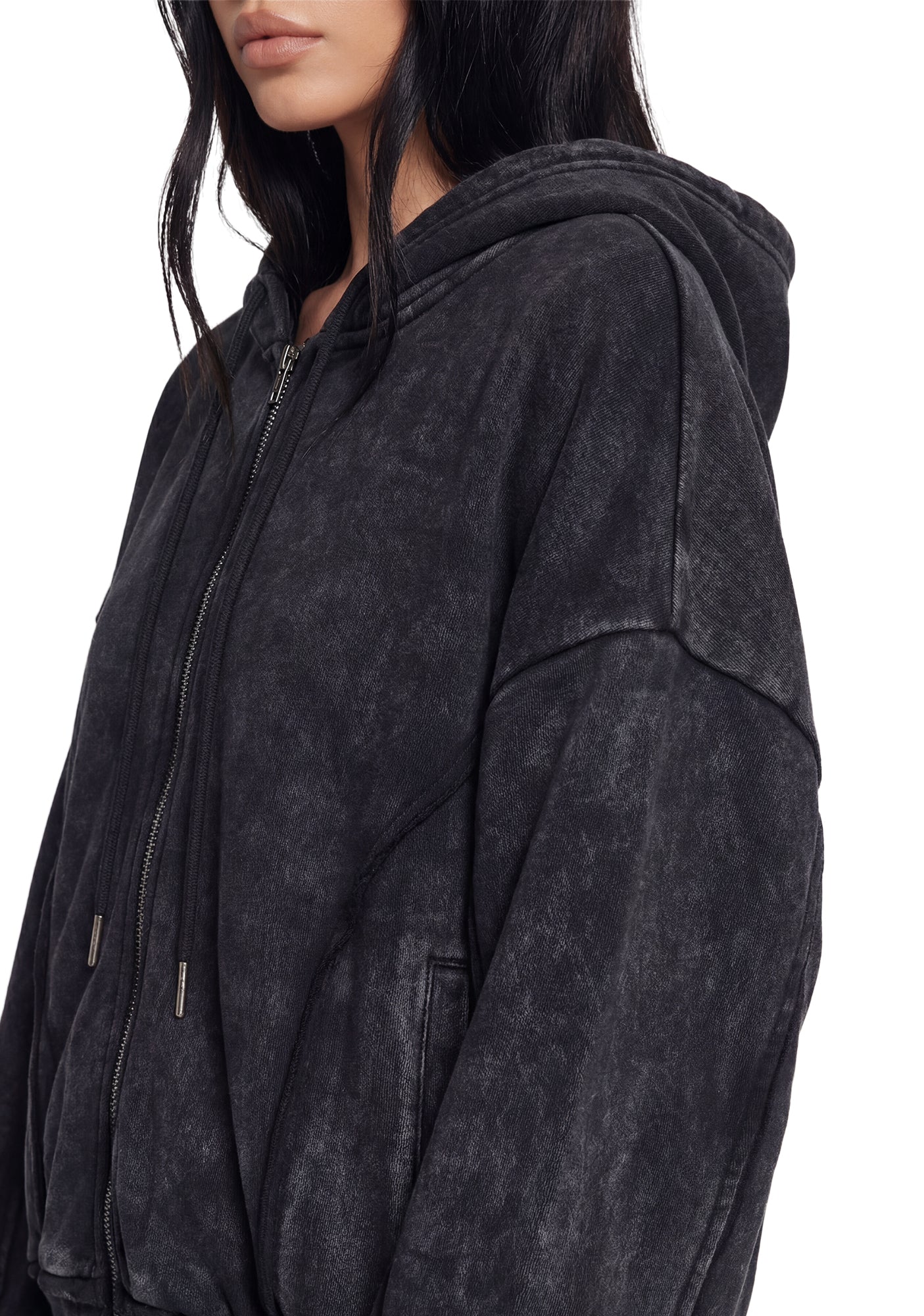 Dimension Boxy Zip Hoodie - Image 5