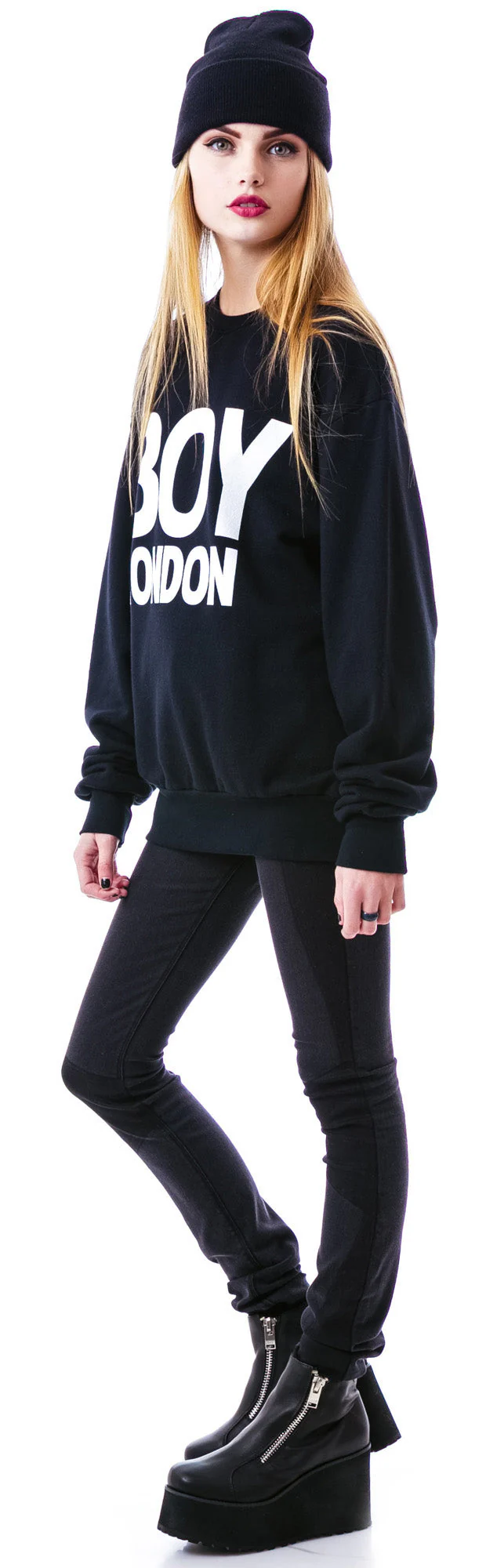 BOY London Pullover Sweater - Black - Image 6