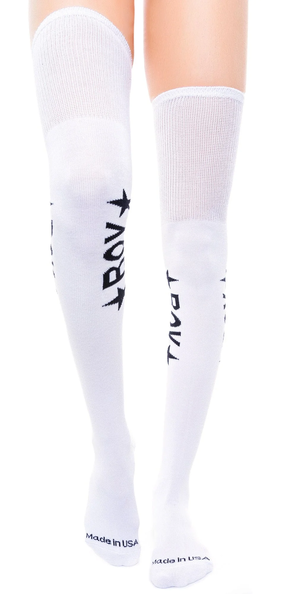BOY Star Thigh High Socks - Black - Image 6