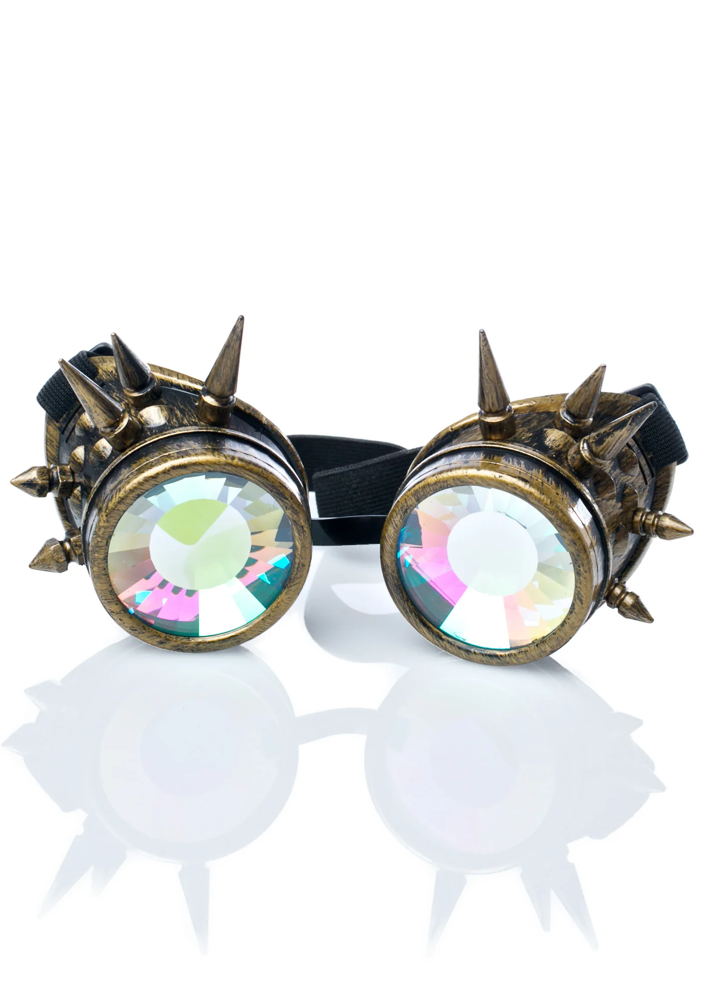 Brass Spike Kaleidoscope Goggles - Image 3