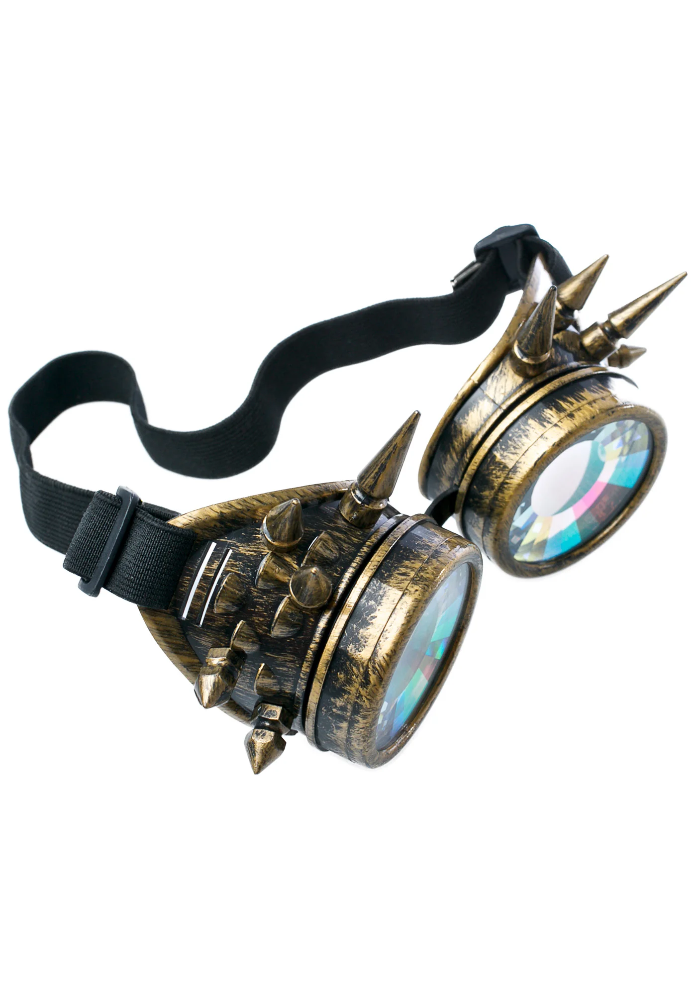Brass Spike Kaleidoscope Goggles - Image 4