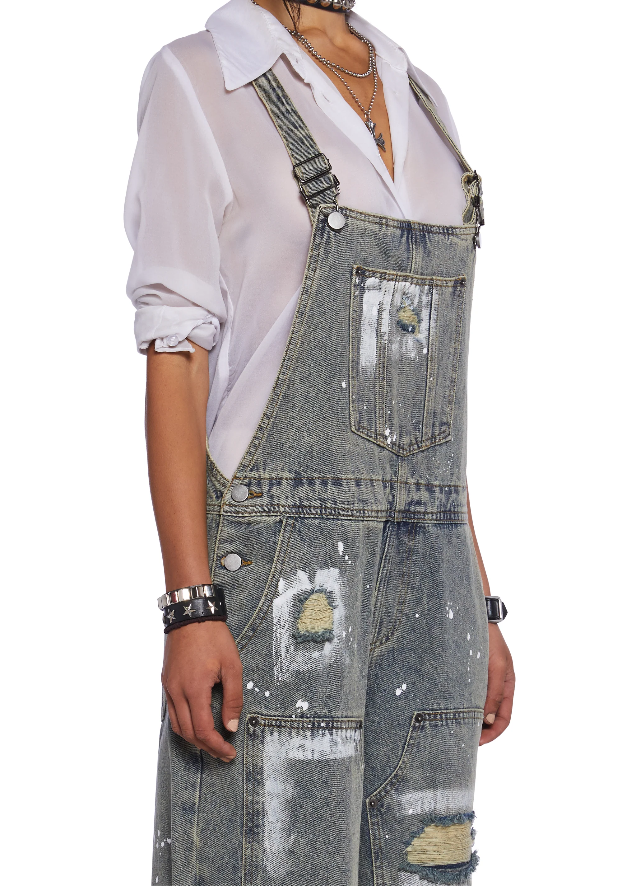 Break It Down Denim Overalls - Image 2