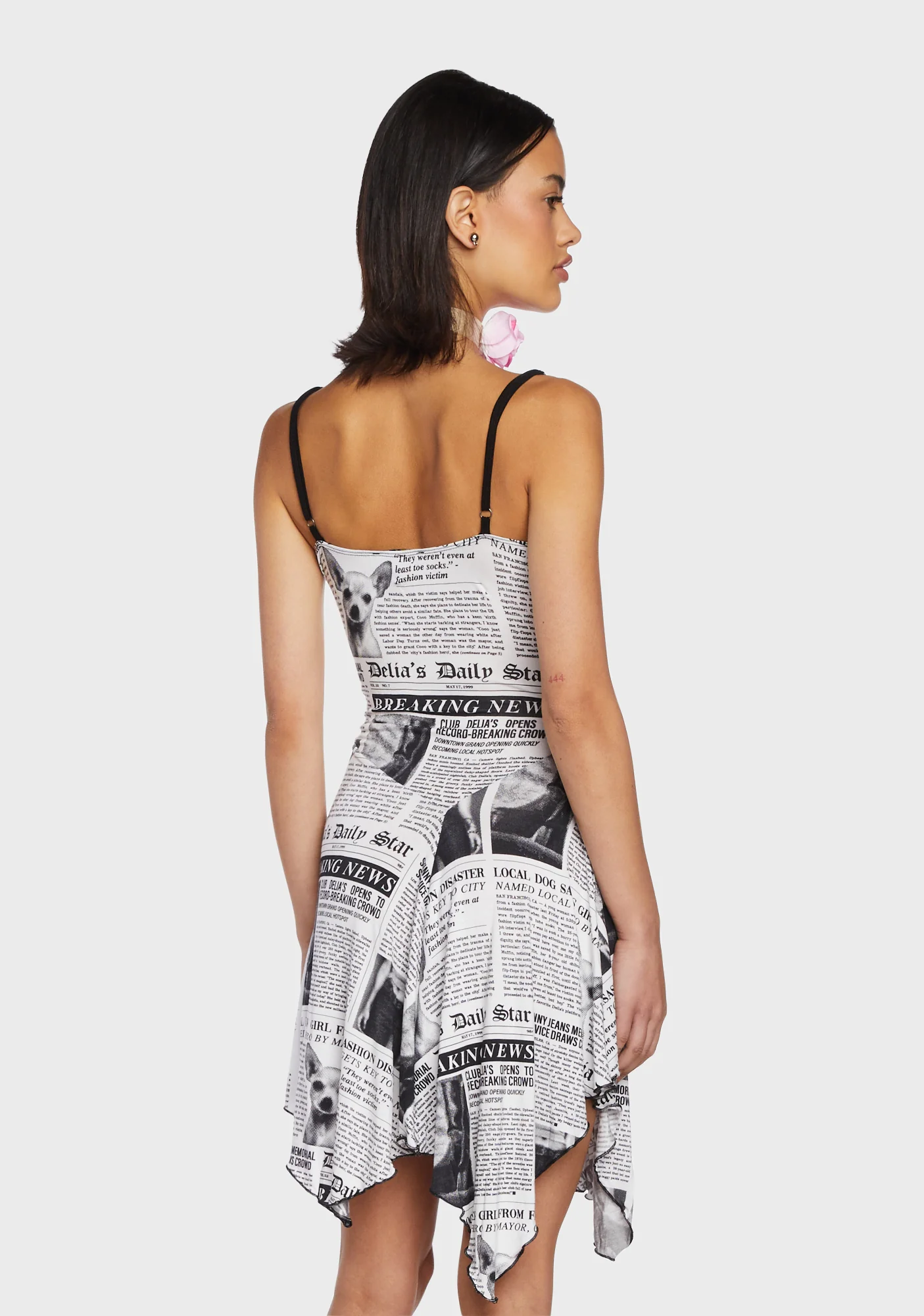 Breaking News Mini Dress - Image 4