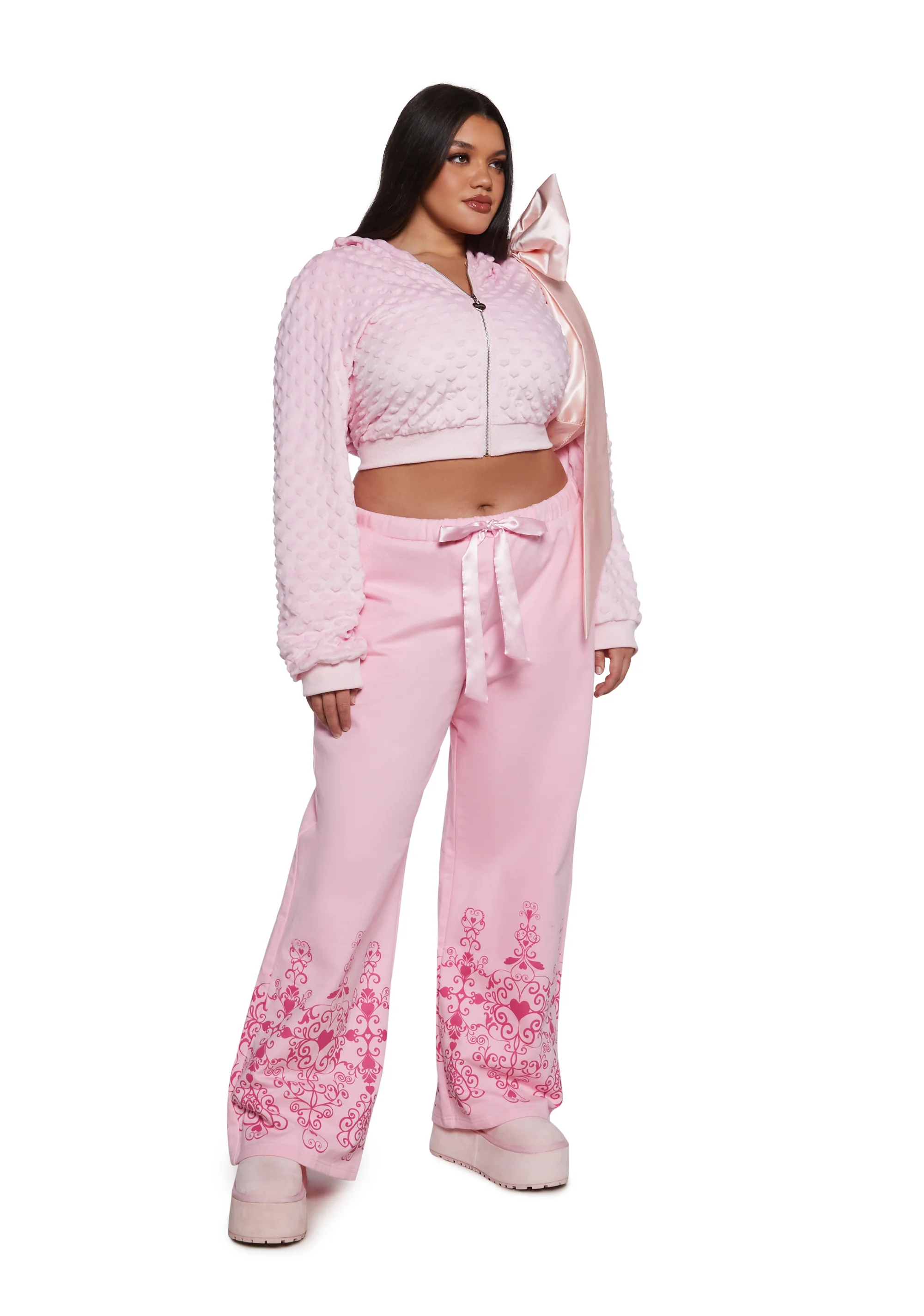 Breaking Your Heart Wide Leg Sweatpants - Image 7