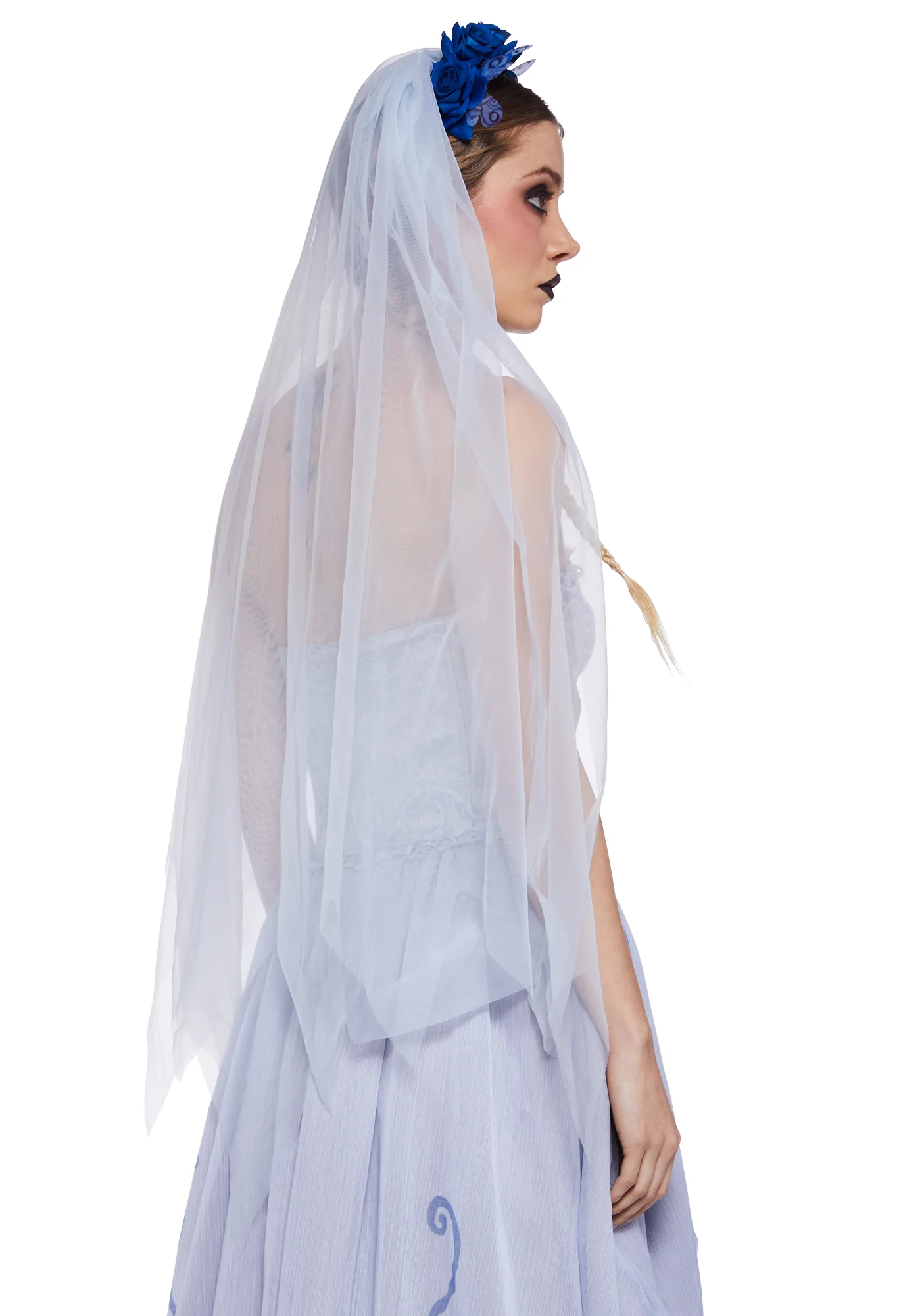 Bride Moonlit Glow Floral Veil - Image 4