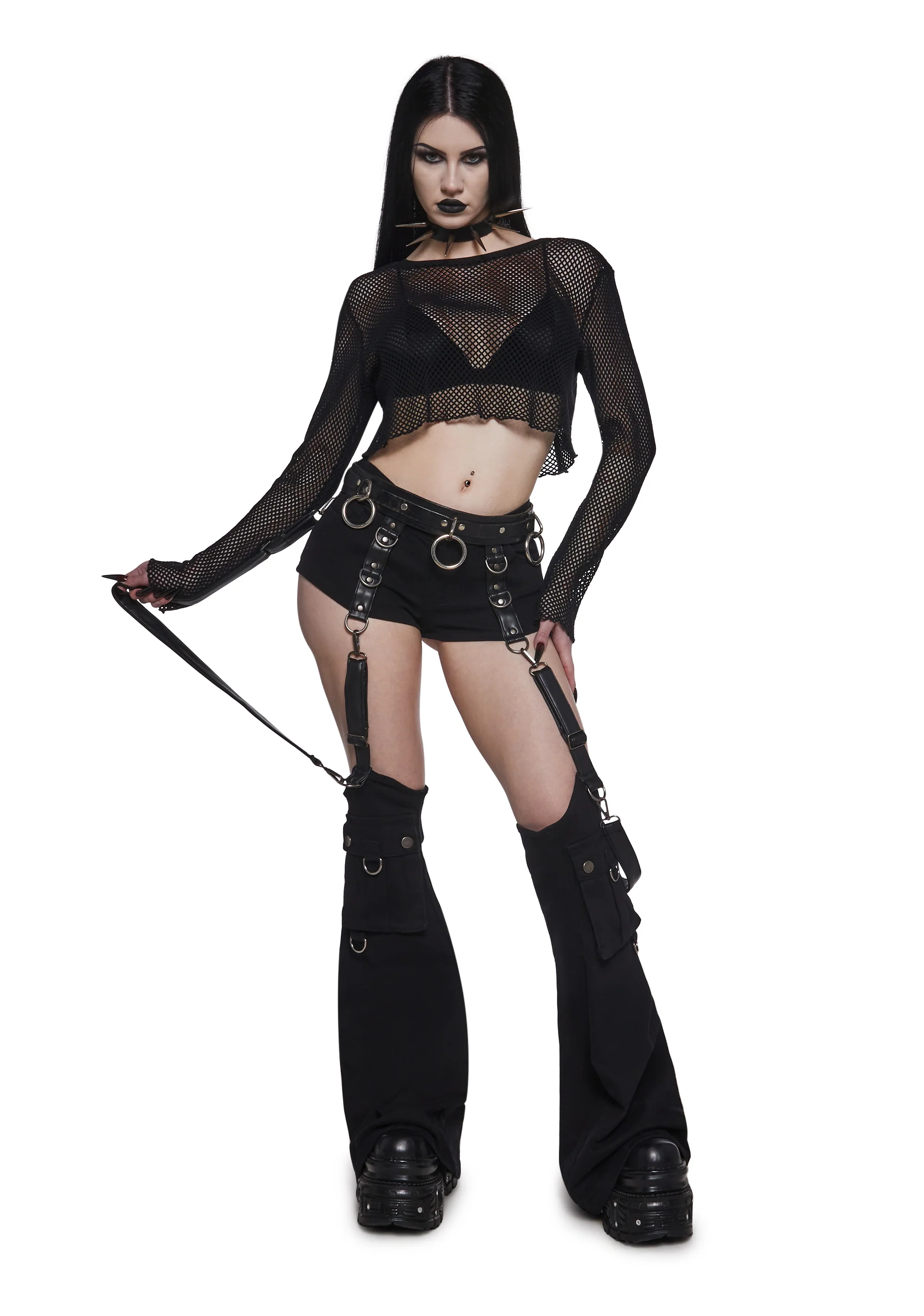 Bring The Darkness Shorts With Removable Chaps - Image 2