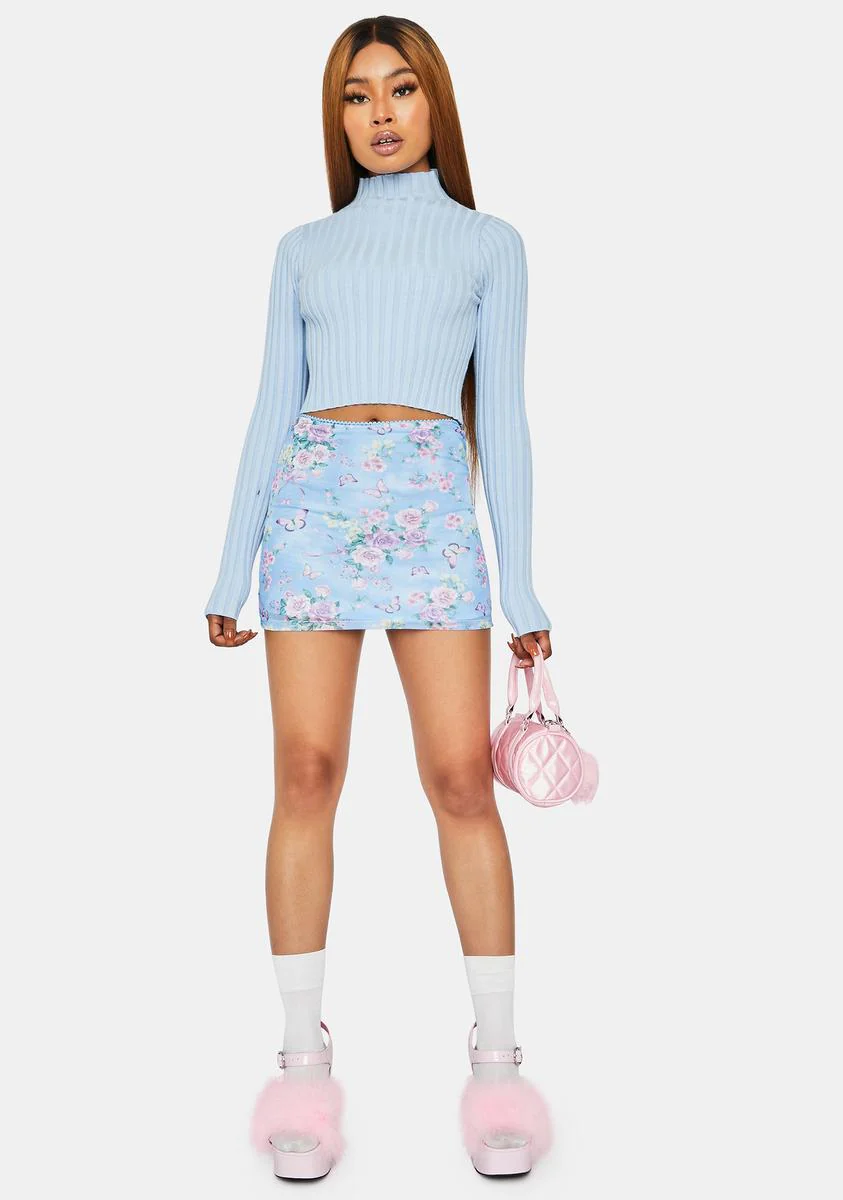 Bringing The Vibes Mock Neck Sweater - Image 3