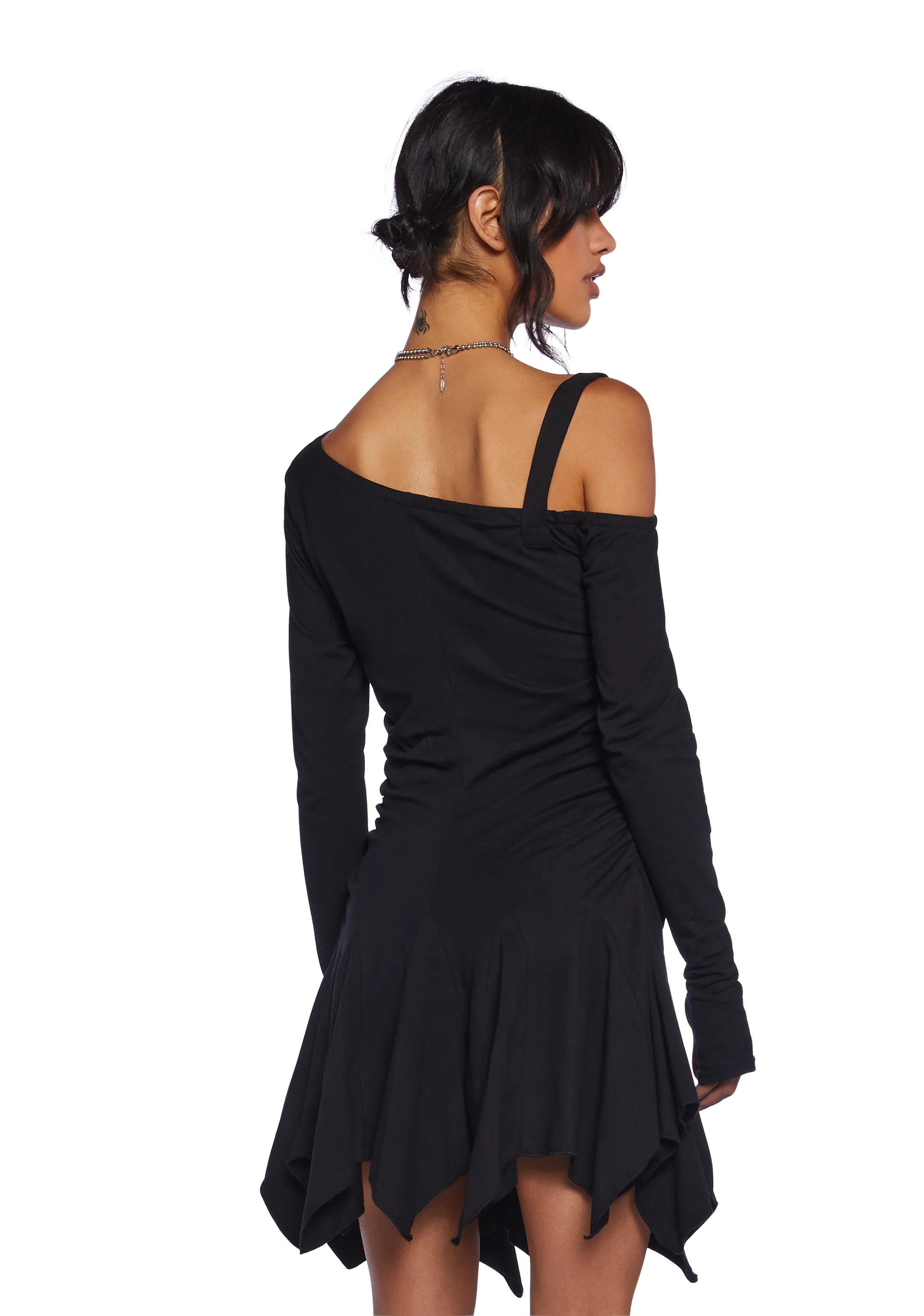Brooding Thoughts Mini Dress - Image 5