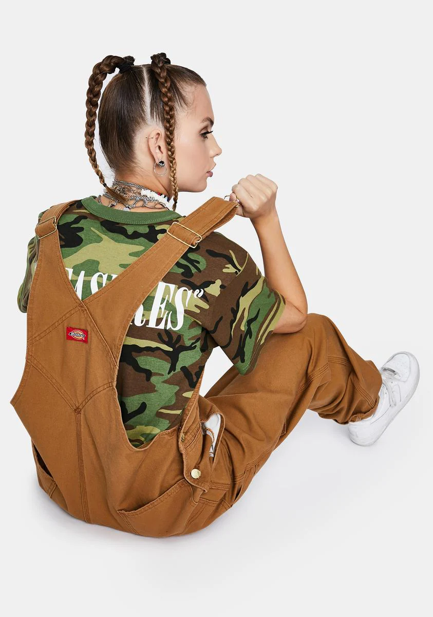 Brown Duck Bib Overalls - Image 4