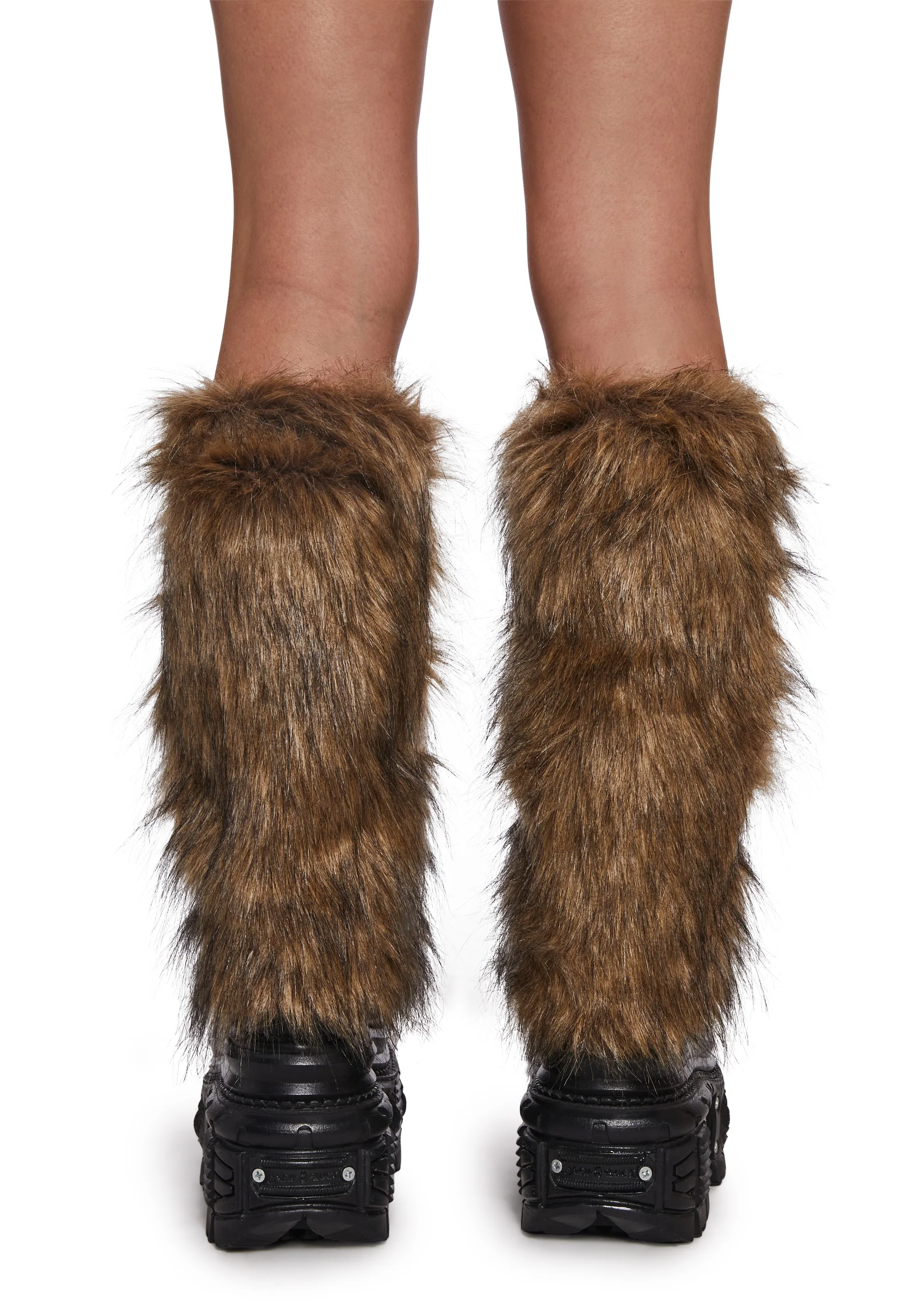 Hot Beatz Faux Fur Leg Warmers - Image 3