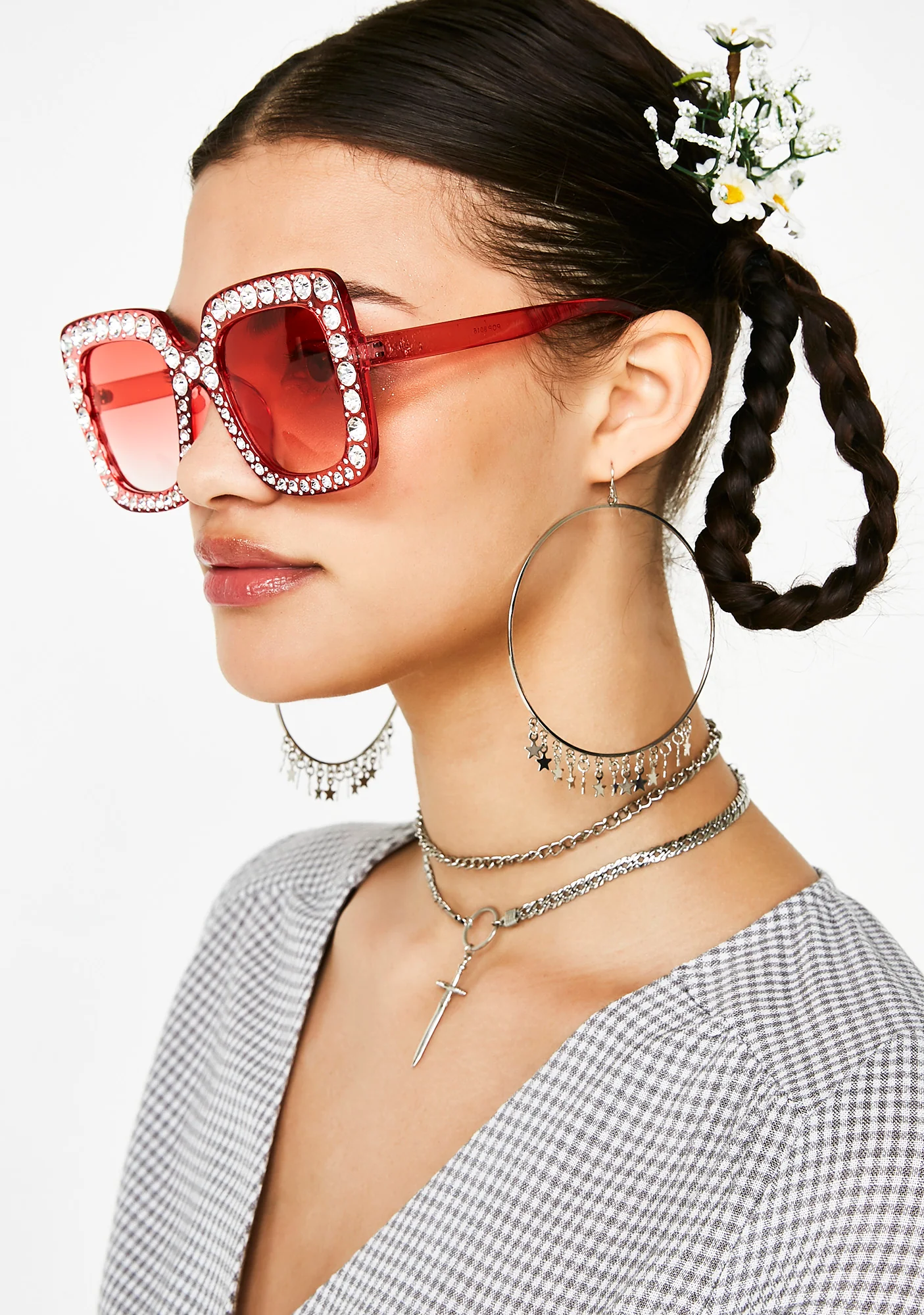 Bubblegum Feelin Flossy Sunglasses - Image 4