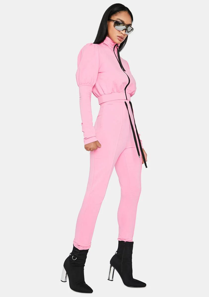 Bubblegum Trouble In Town Pants Set - Image 3