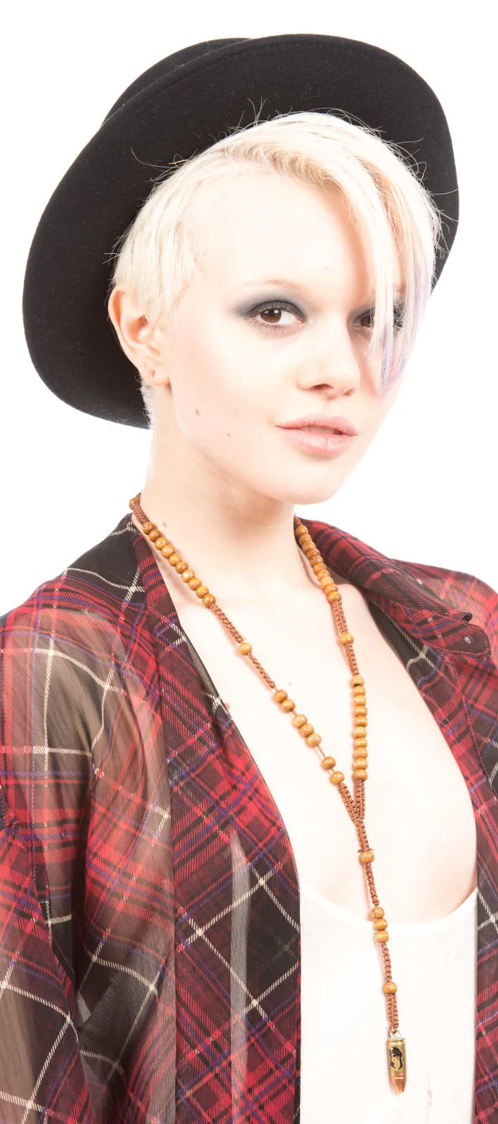 Bullet Rosary Necklace - Black - Image 3