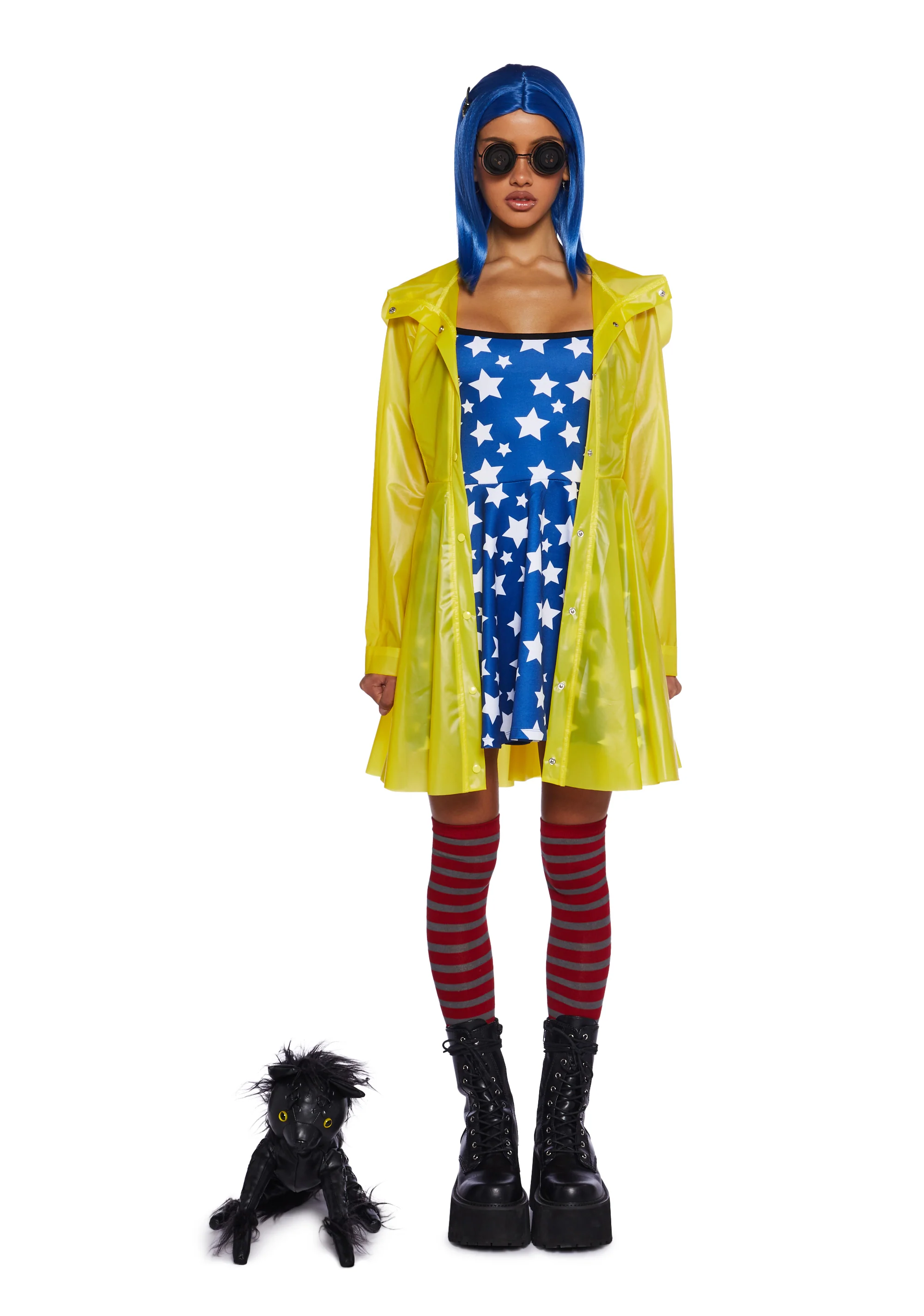 Button Eyed Explorer Premium Costume And Wig Set - Image 2