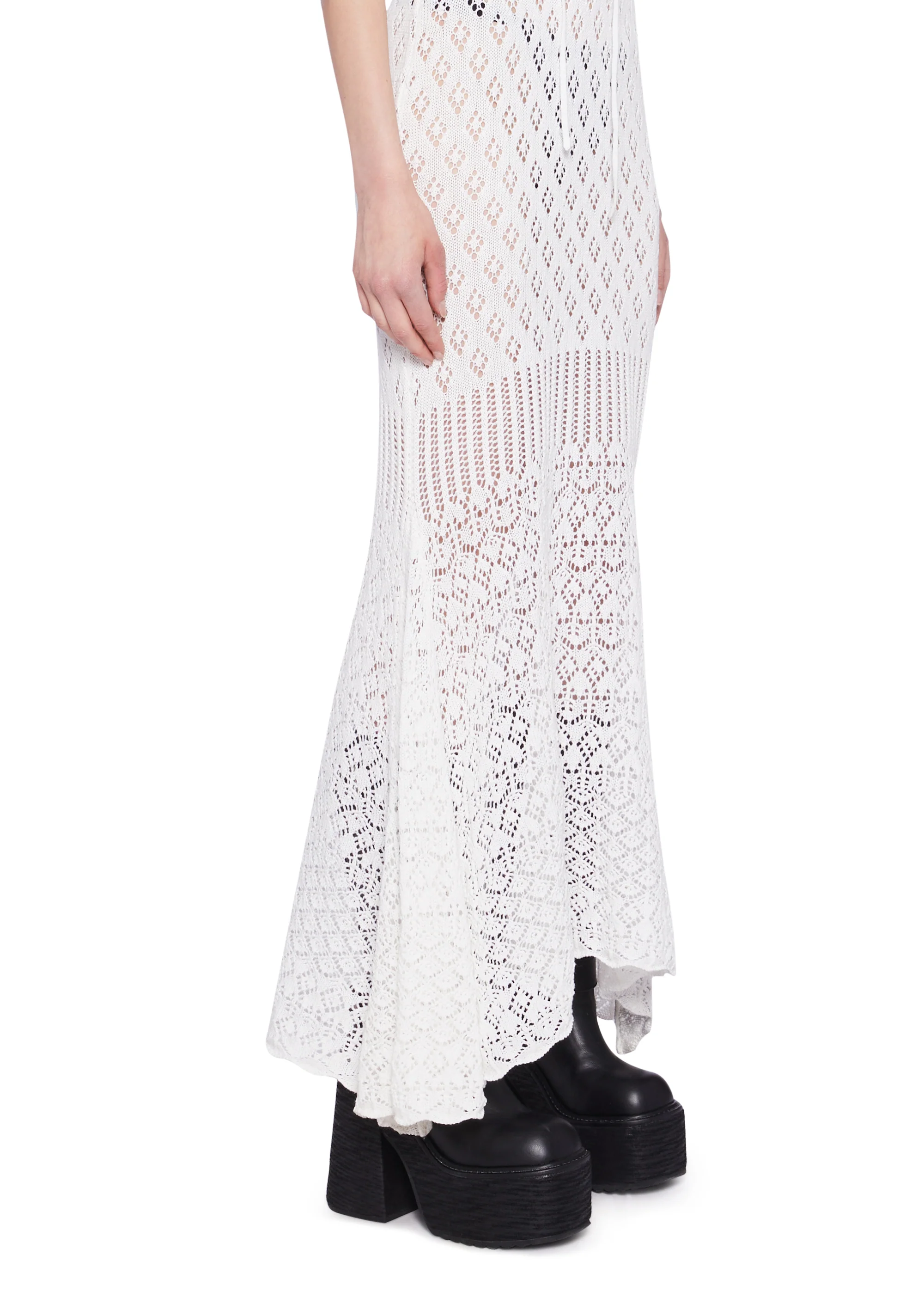 By The Sea Crochet Maxi Dress - Image 6