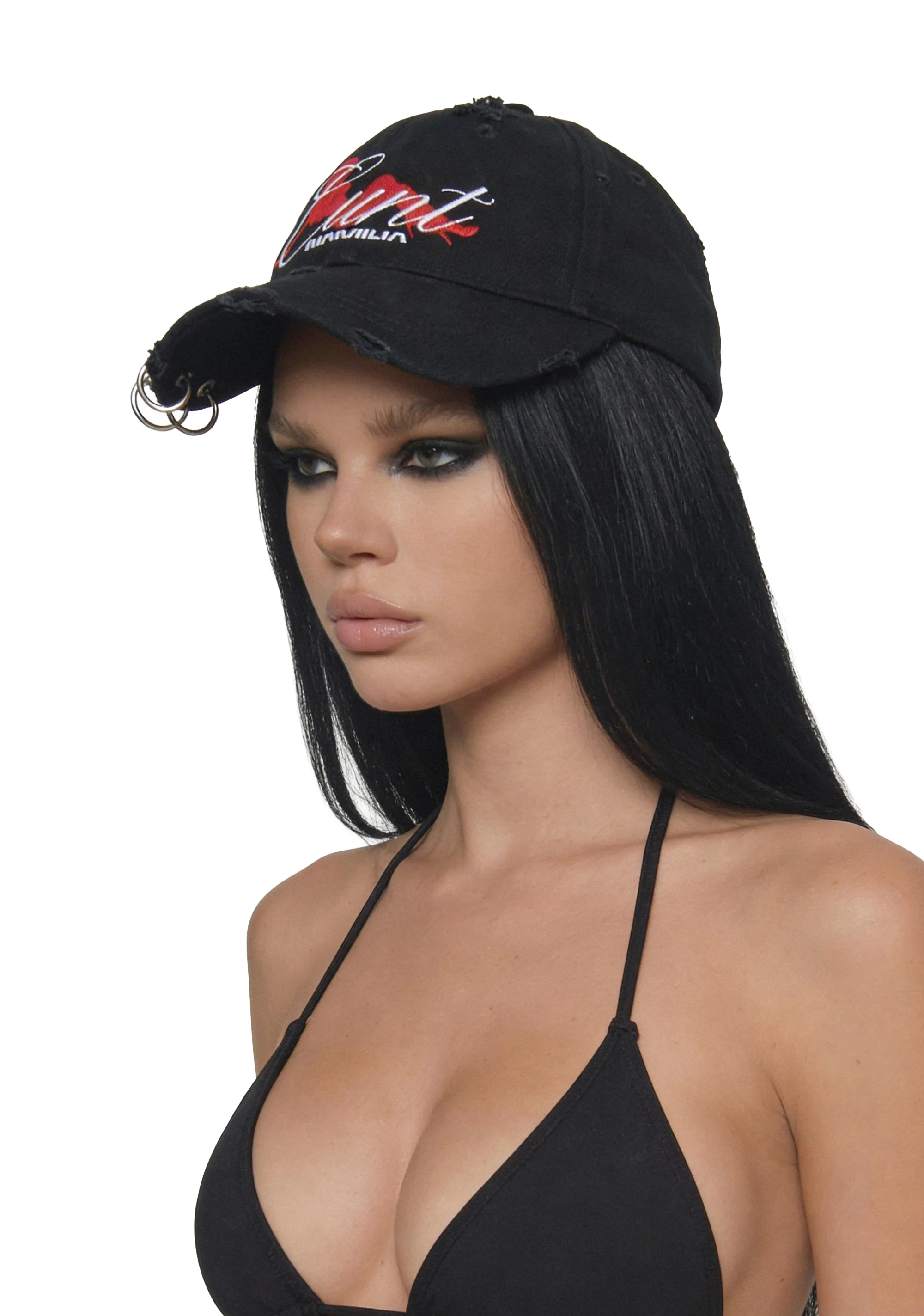 Fierce Feminine Cap - Black/Red - Image 2