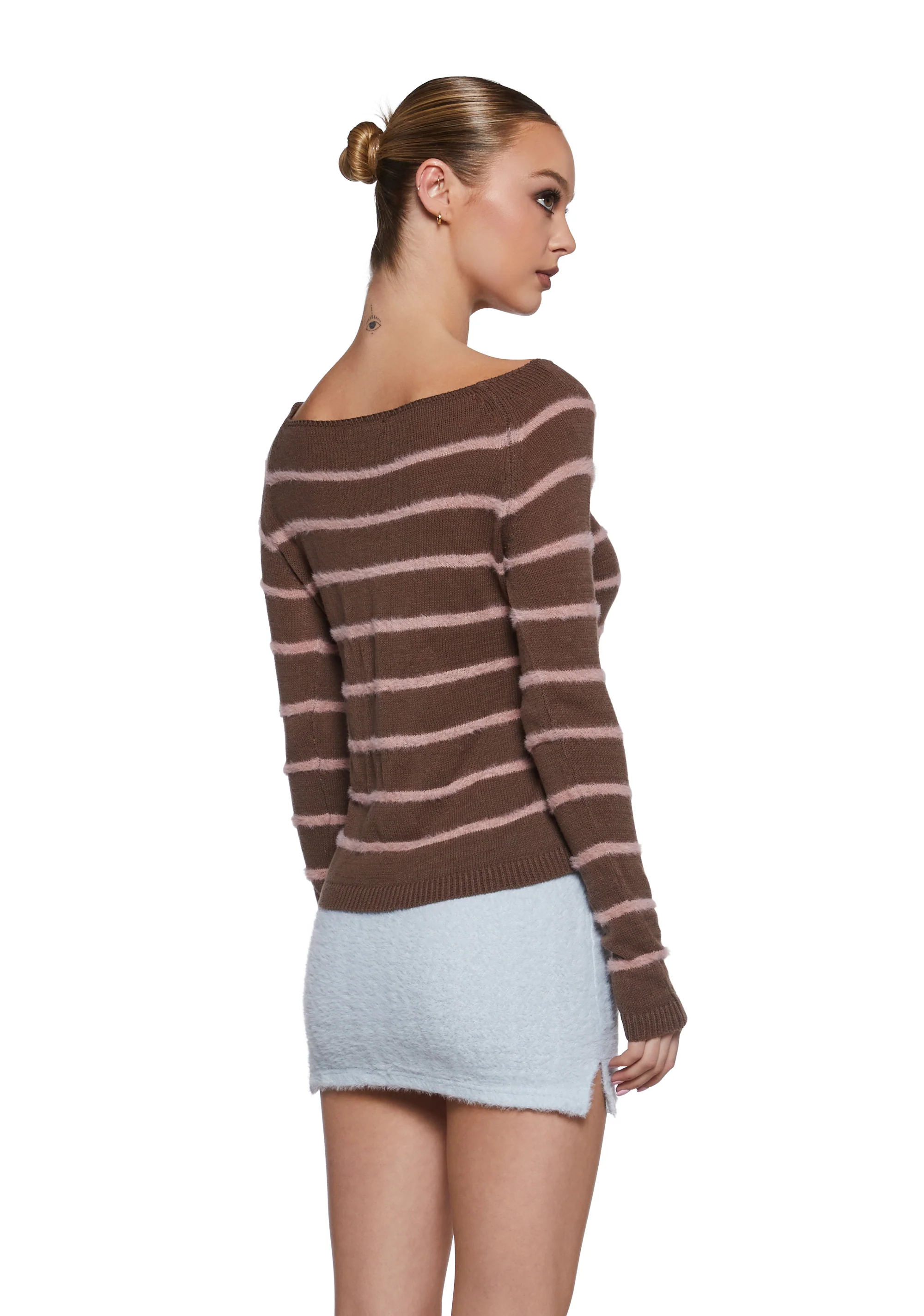 Cabin Hideaway Striped Sweater - Image 4