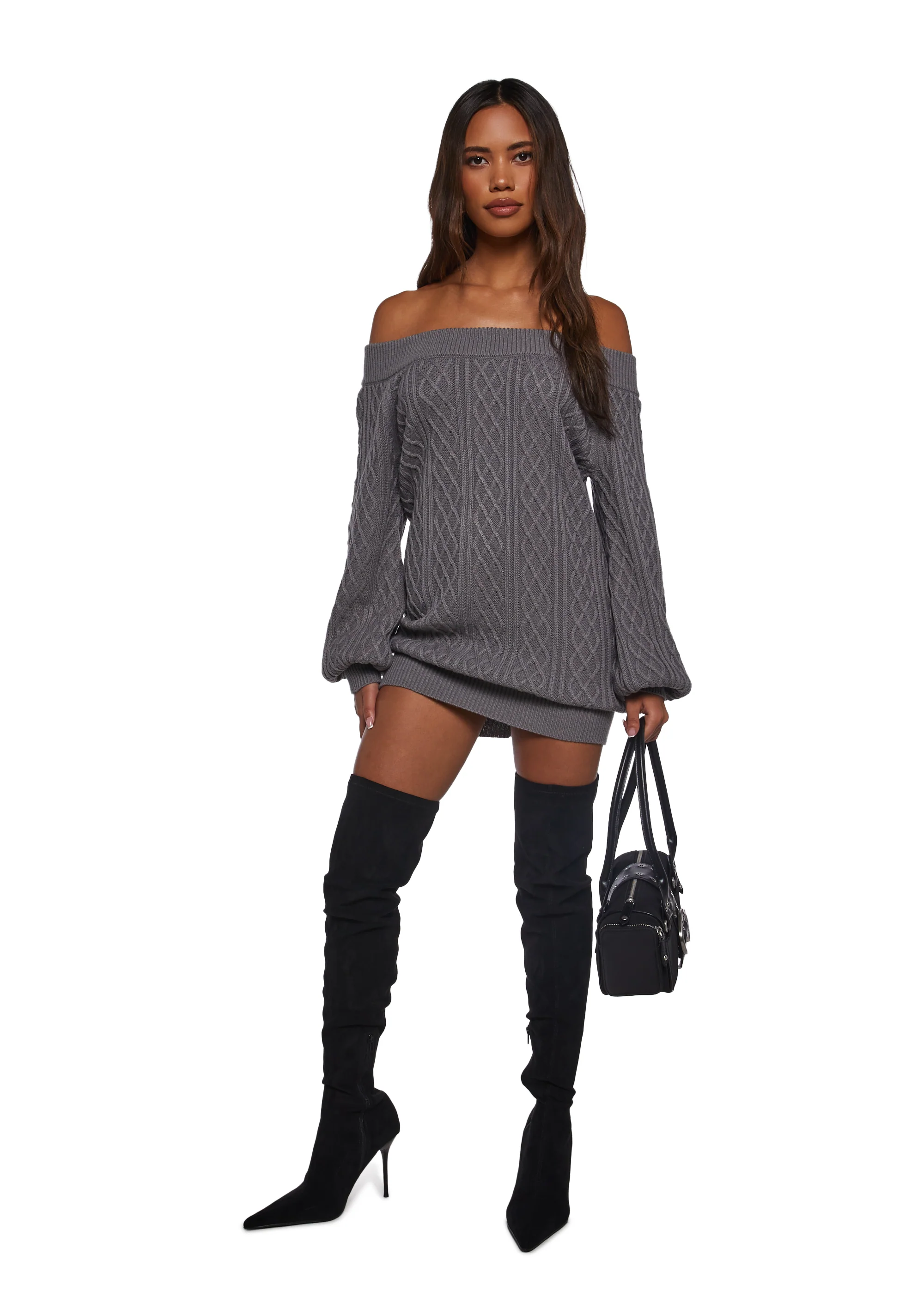 Romantasy Sweater Mini Dress - Image 2